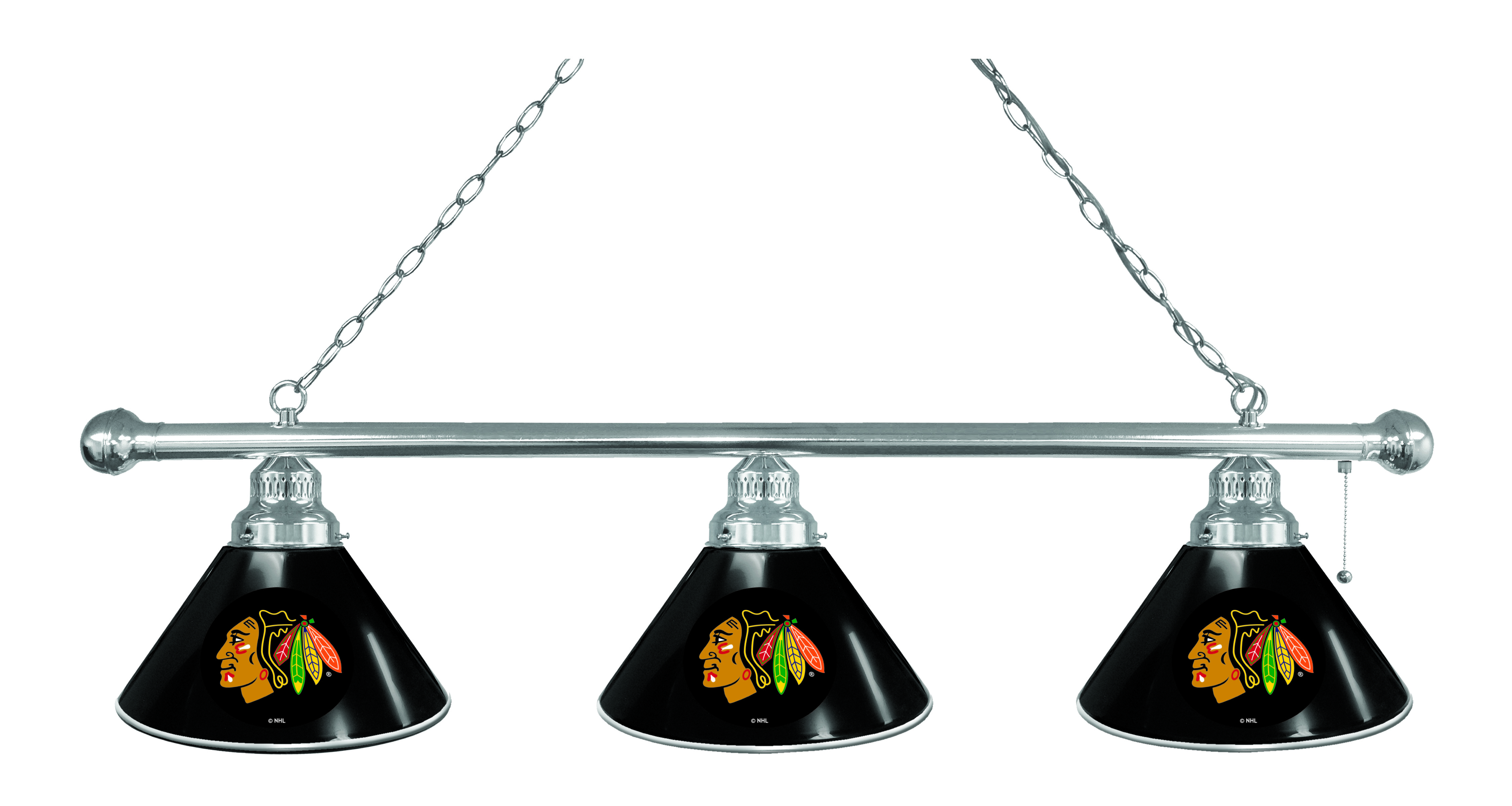 Chicago Blackhawks Nhl 3 Shade Pool Table Light Billiard Lamp Image Is Loading Chicago Blackhawks Nhl 3 Shade Pool Table Light