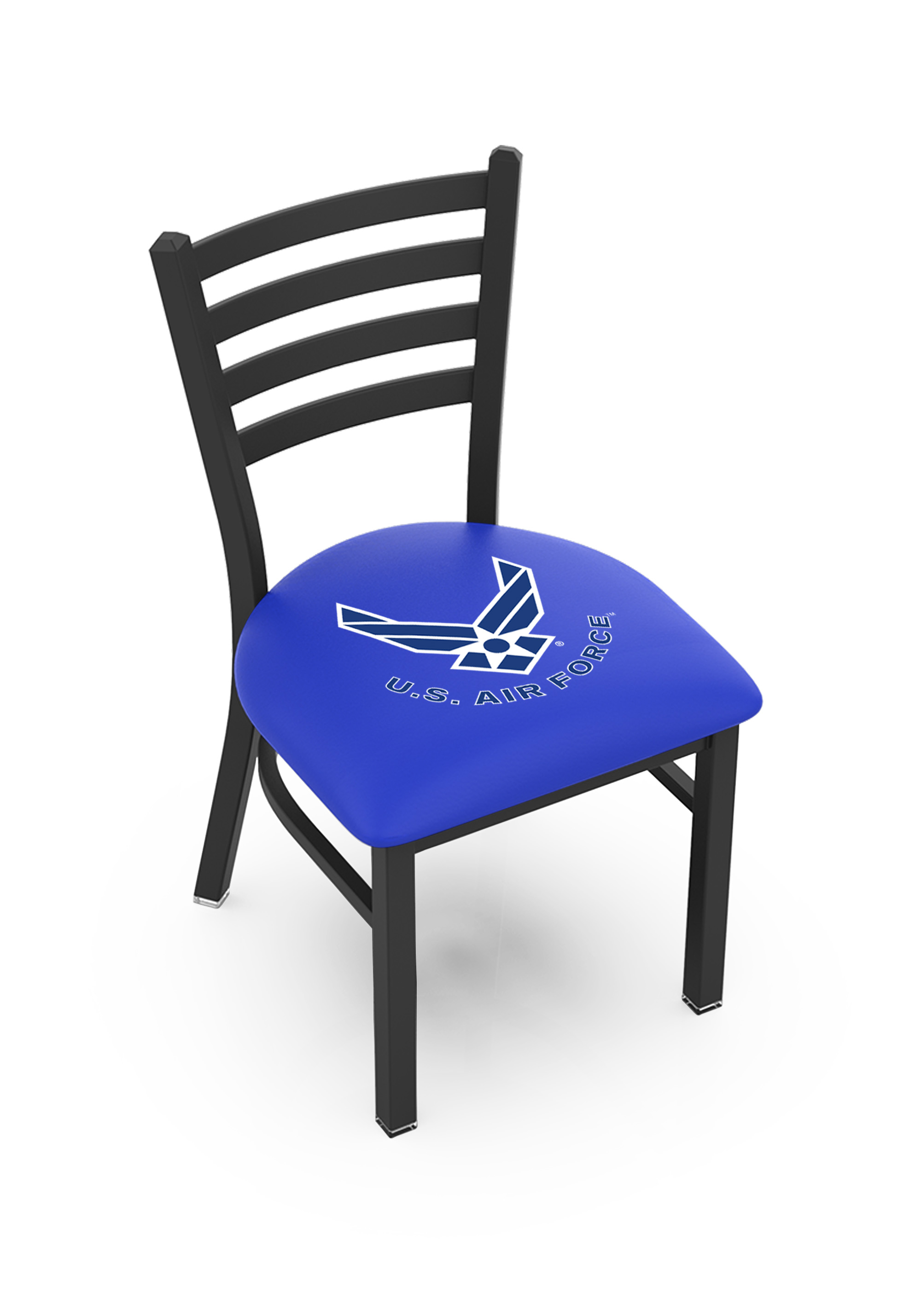 L00418 U.S. Air Force 18" Chair with Black Wrinkle Finish  