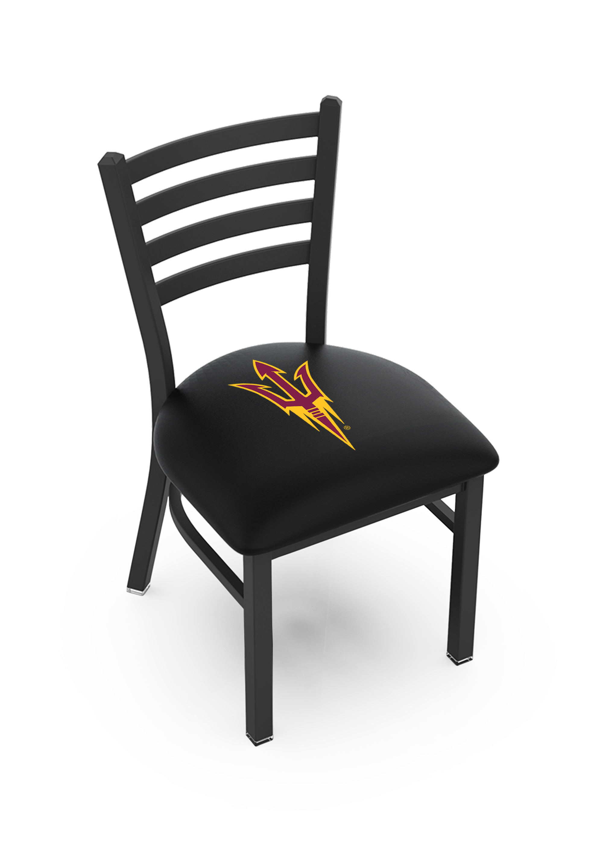L00418 Arizona State (Sparky) 18" Chair with Black Wrinkle Finish  