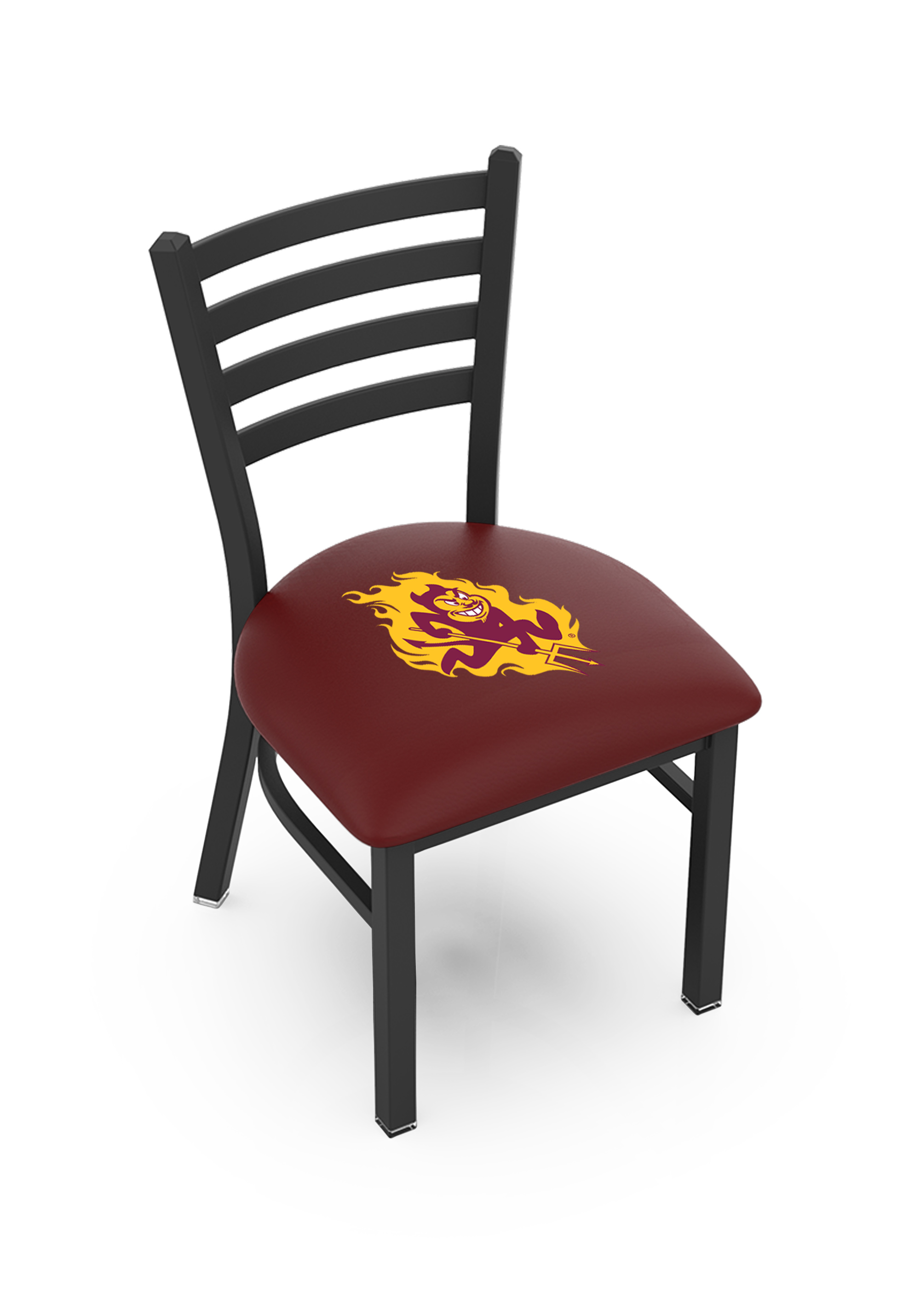 L00418 Arizona State (Pitchfork) 18" Chair with Black Wrinkle Finish  