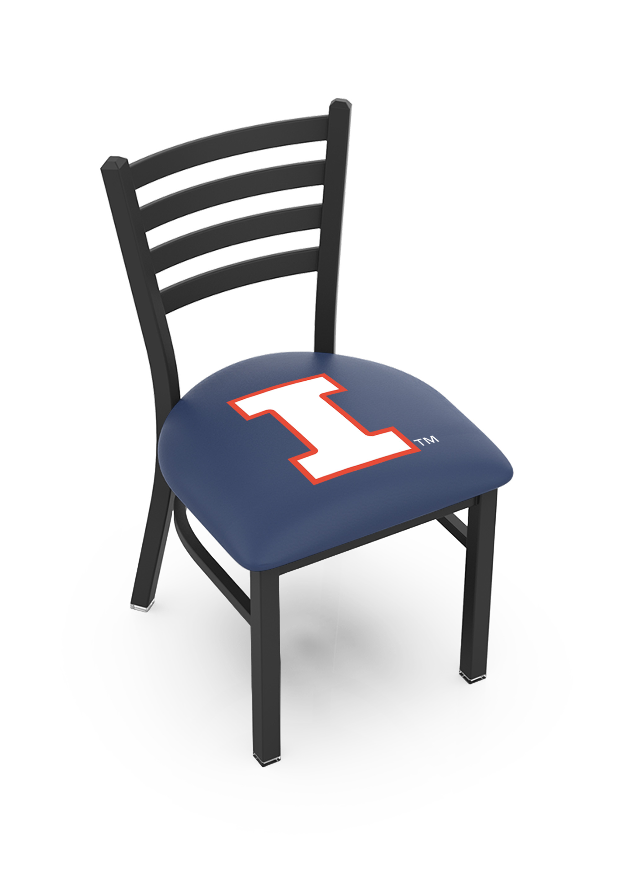 L00418 Illinois 18" Chair with Black Wrinkle Finish  