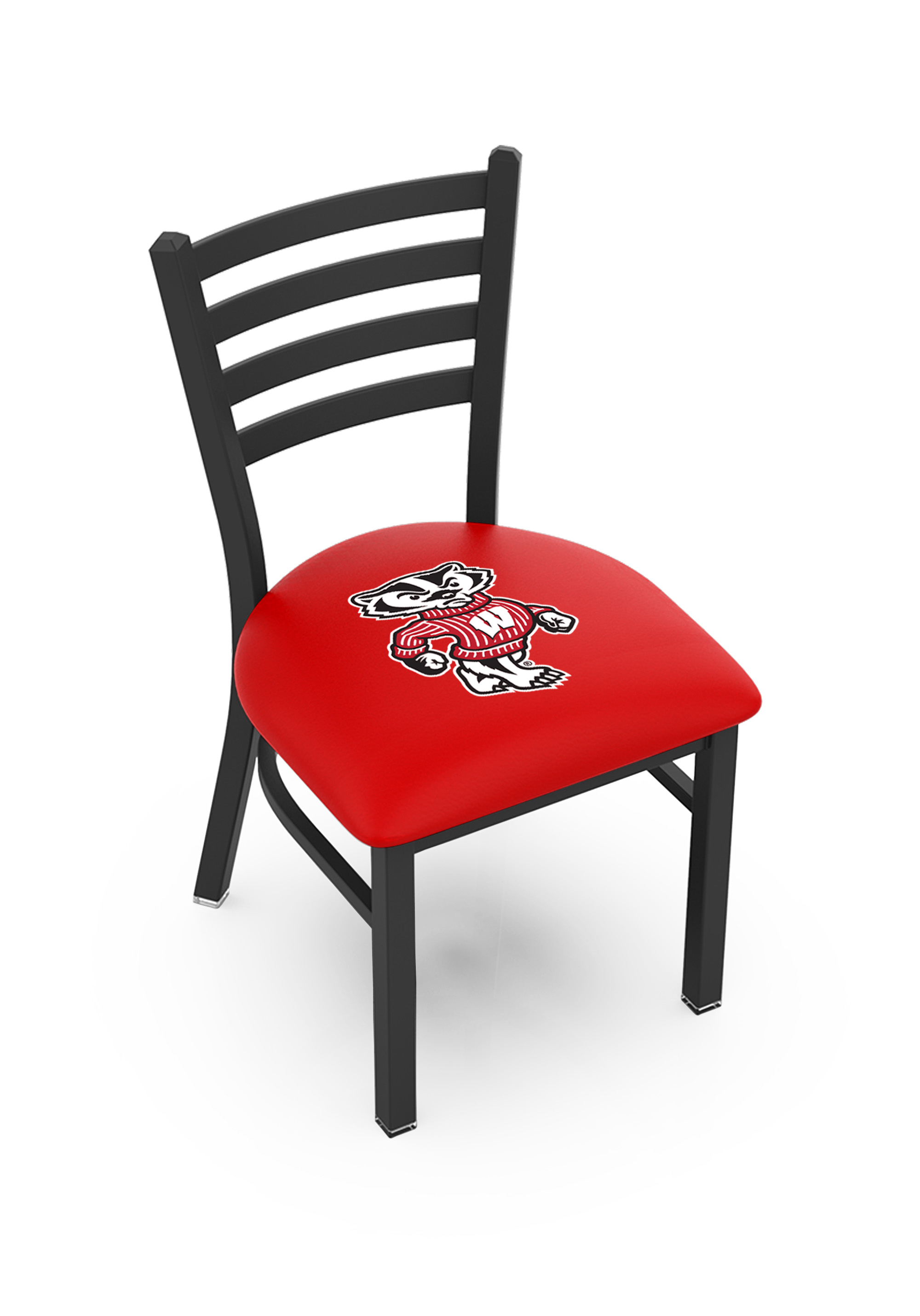 L00418 Wisconsin "Badger" 18" Chair with Black Wrinkle Finish  