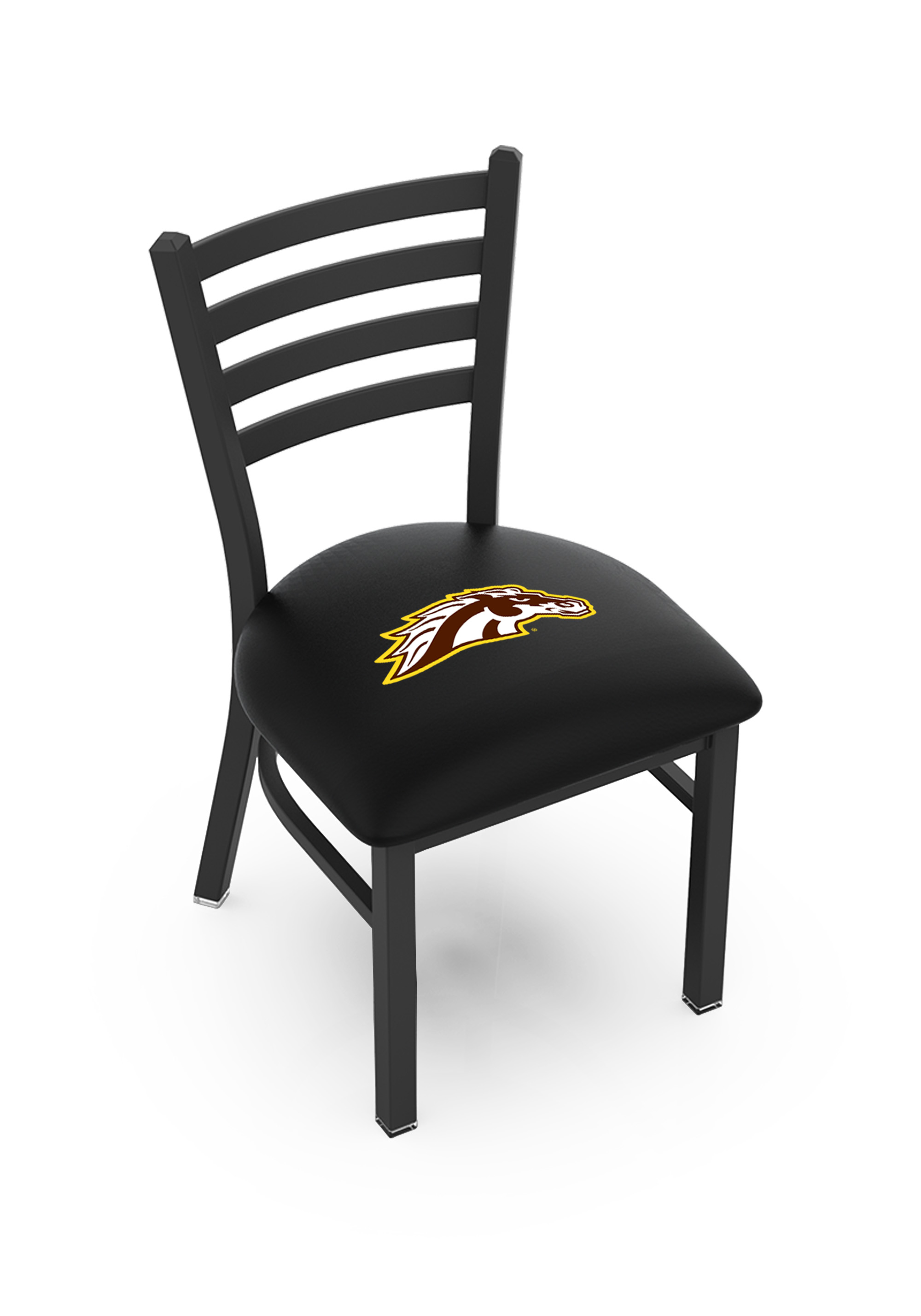 L00418 Western Michigan 18" Chair with Black Wrinkle Finish  