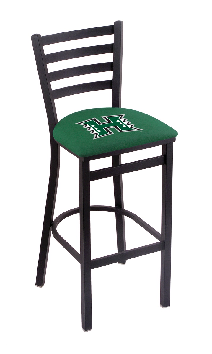 L004 Hawaii 30" Stationary Bar Stool with Black Wrinkle Finish  