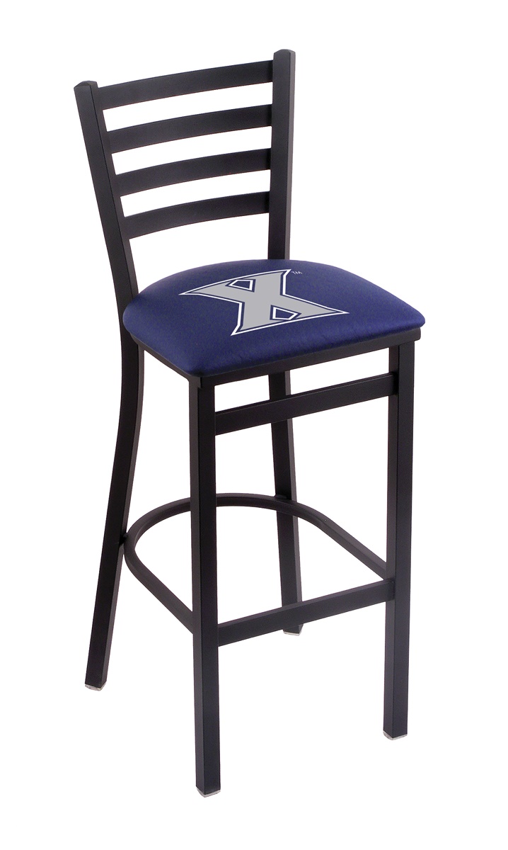 L004 Xavier 30" Stationary Bar Stool with Black Wrinkle Finish  