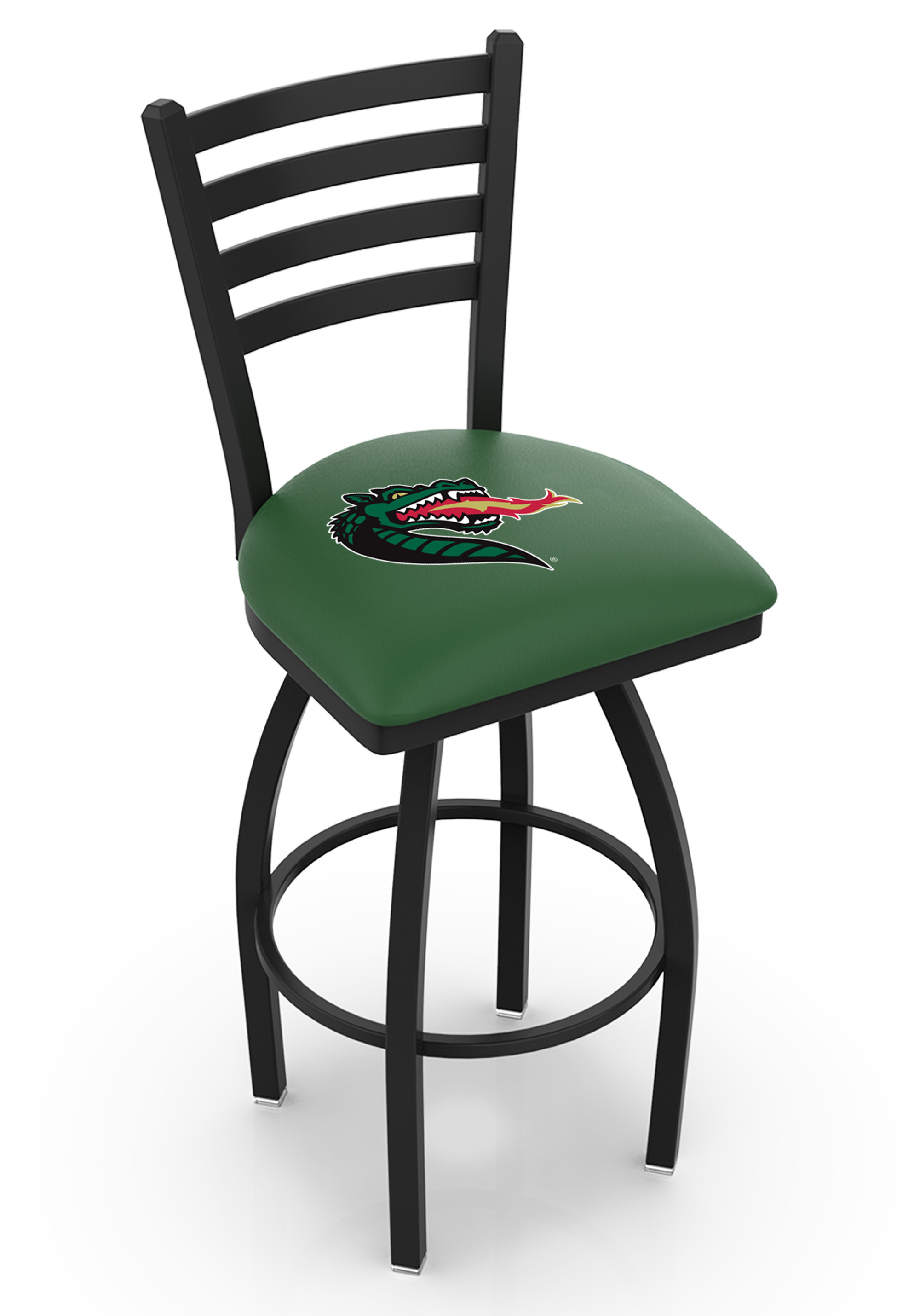 L014 UAB 25" Swivel Counter Stool with Black Wrinkle Finish  