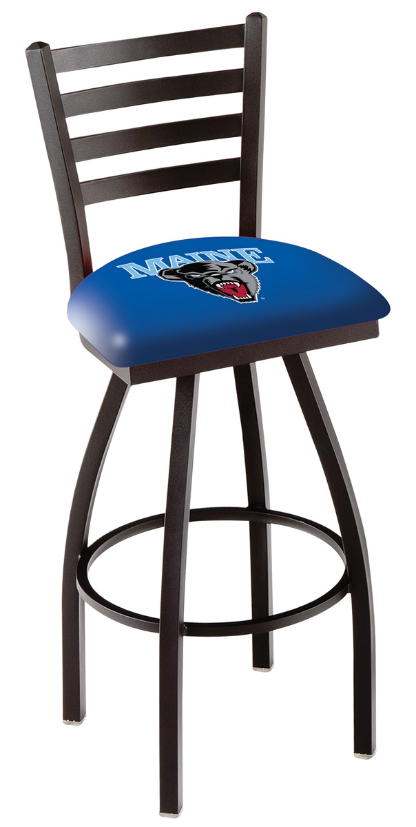 L014 Maine 36" Swivel Bar Stool with Black Wrinkle Finish  