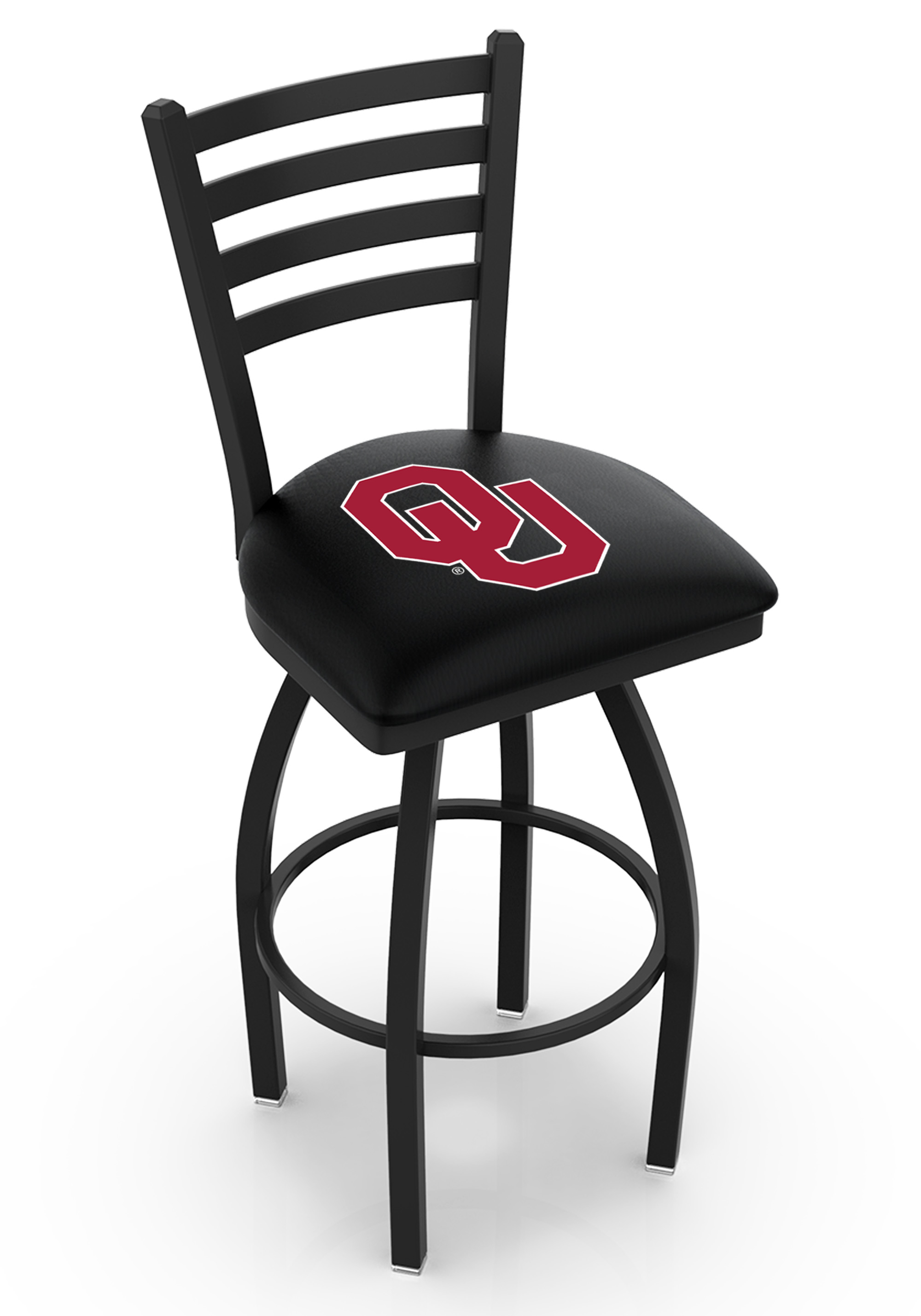 L014 Oklahoma 25" Swivel Counter Stool with Black Wrinkle Finish  