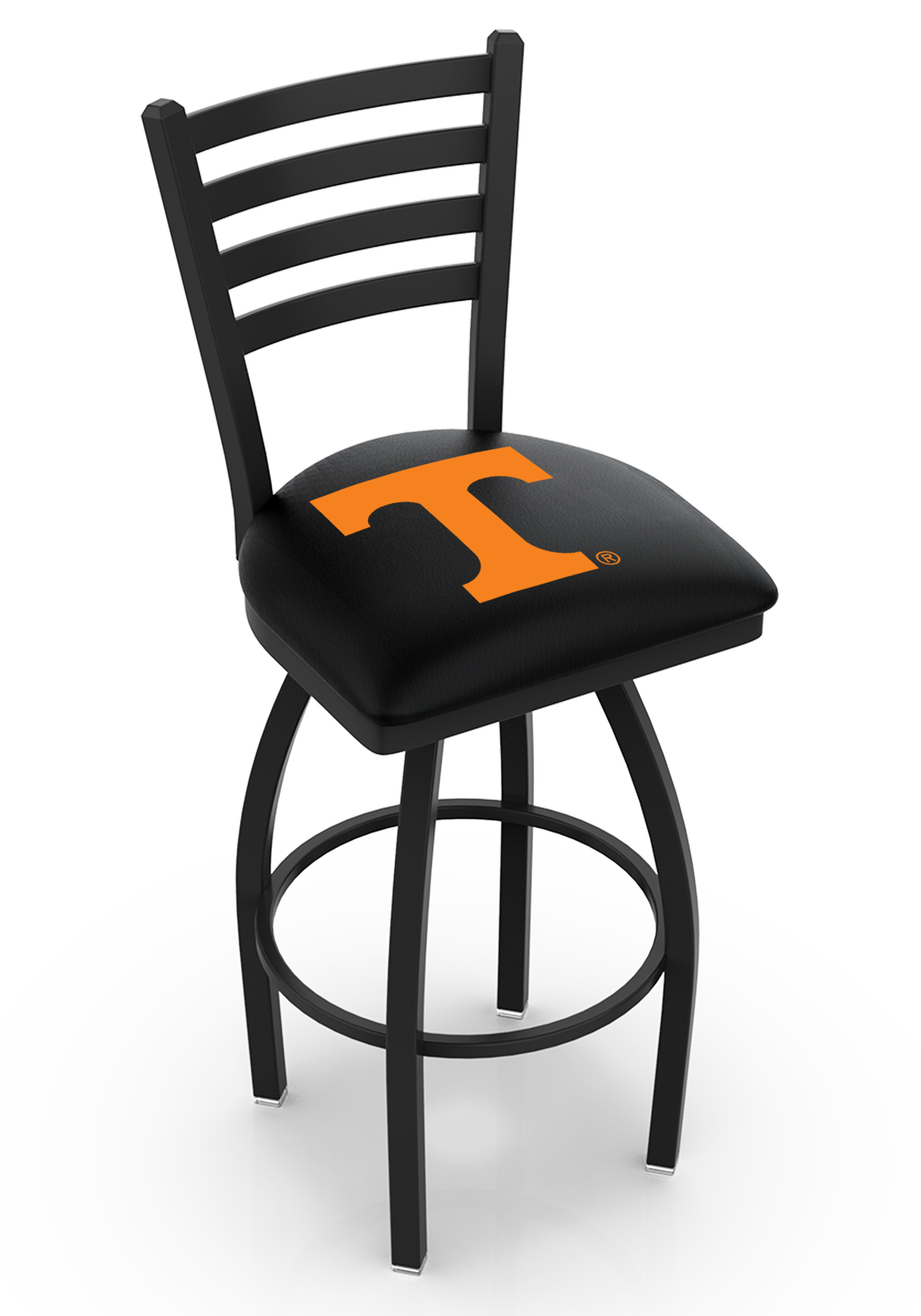 L014 Tennessee 30" Swivel Bar Stool with Black Wrinkle Finish  