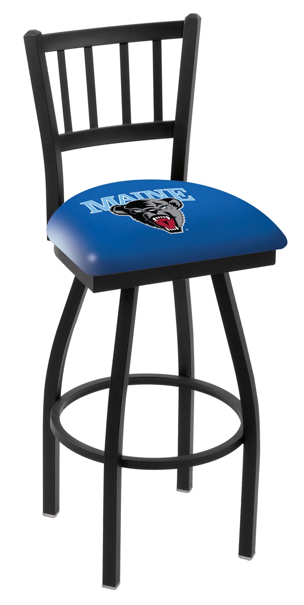 L018 Maine 36" Swivel Bar Stool with Black Wrinkle Finish  