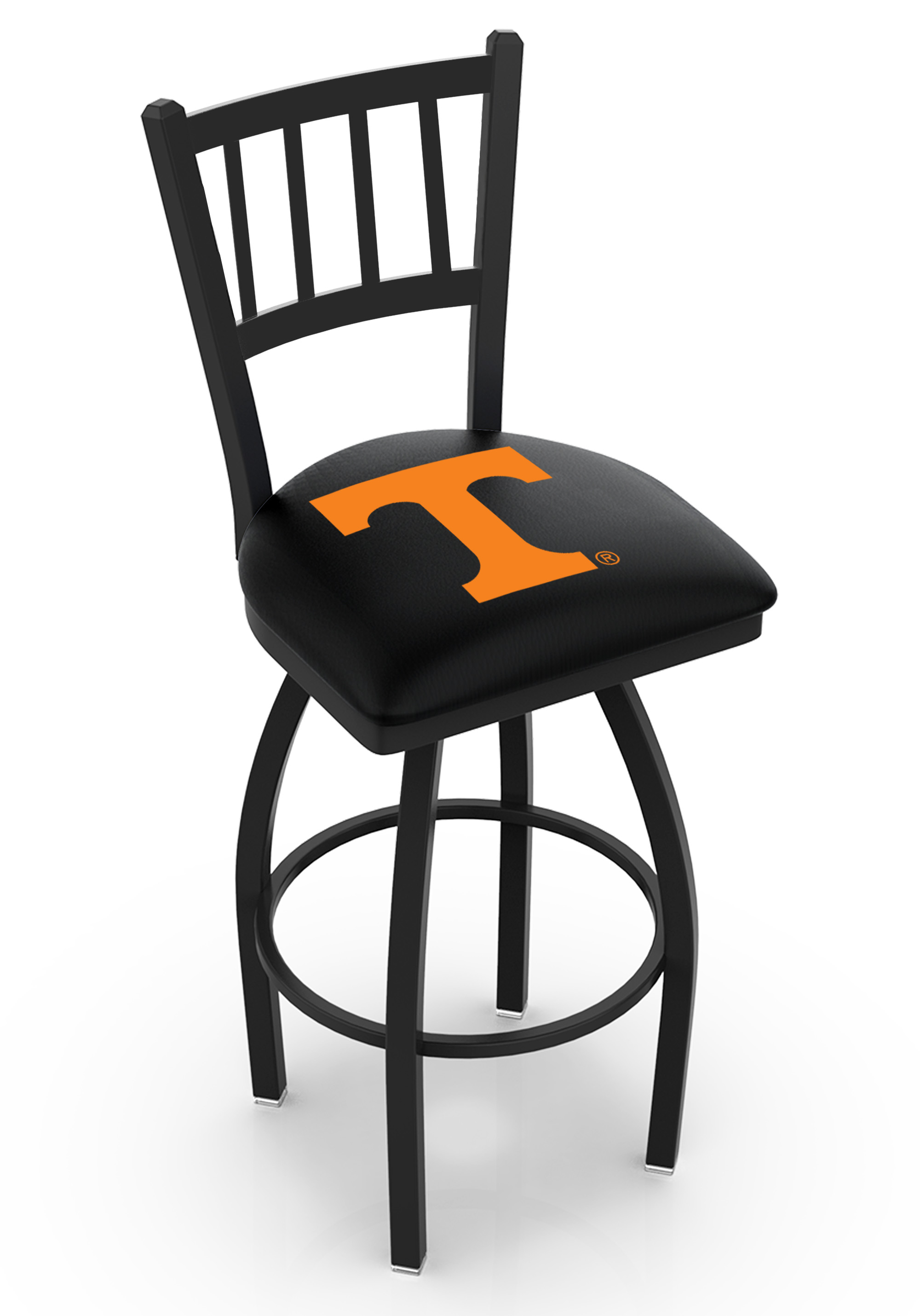 L018 Tennessee 25" Swivel Counter Stool with Black Wrinkle Finish  