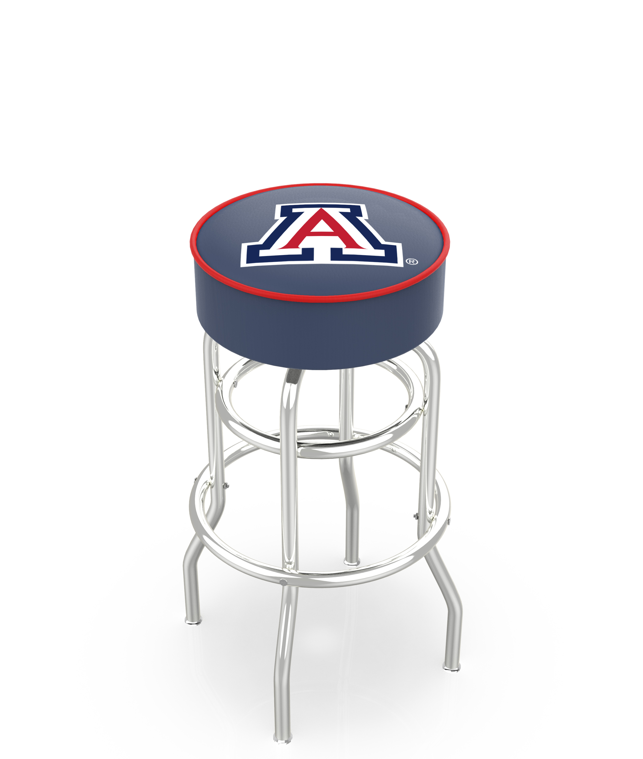  L7C1 Arizona 30" Double-Ring Swivel Bar Stool with Chrome Finish   