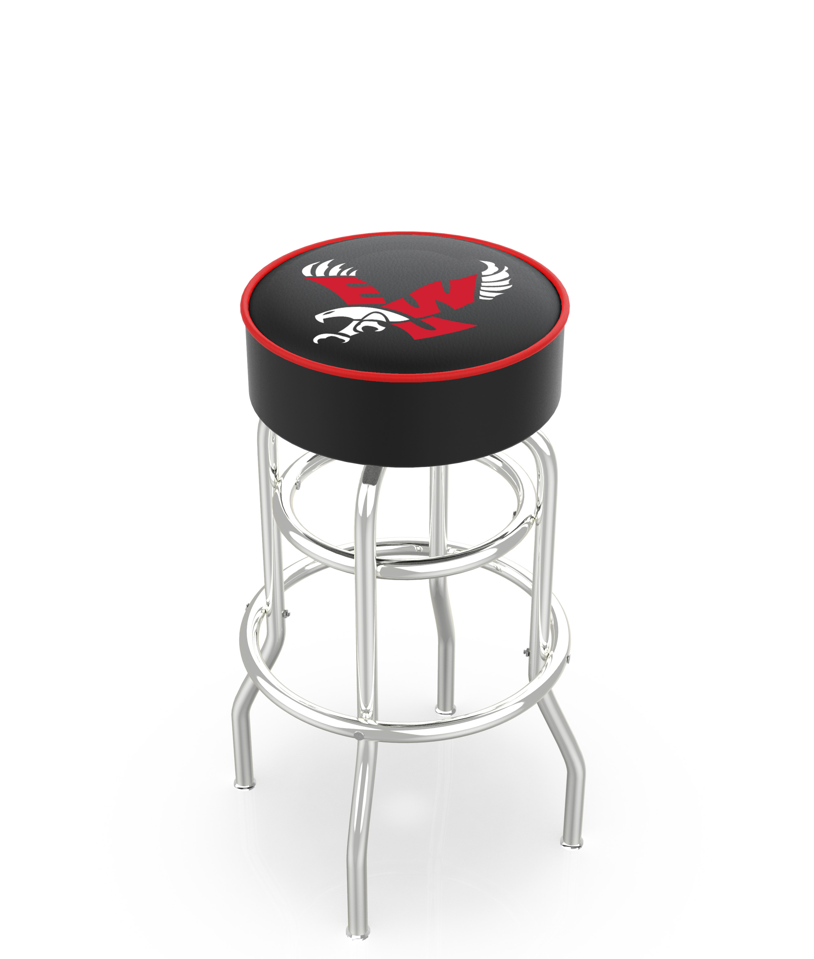  L7C1 Eastern Washington 30" Double-Ring Swivel Bar Stool with Chrome Finish   