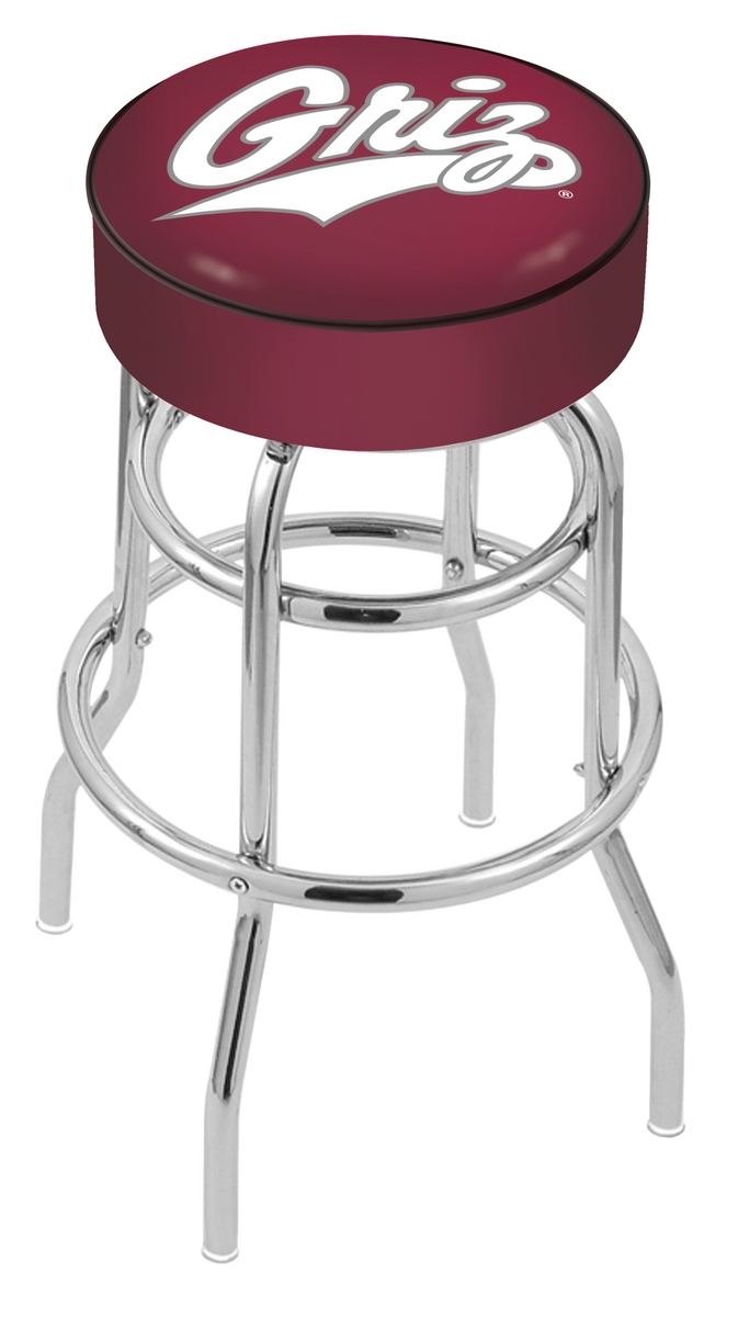  L7C1 Montana 30" Double-Ring Swivel Bar Stool with Chrome Finish   