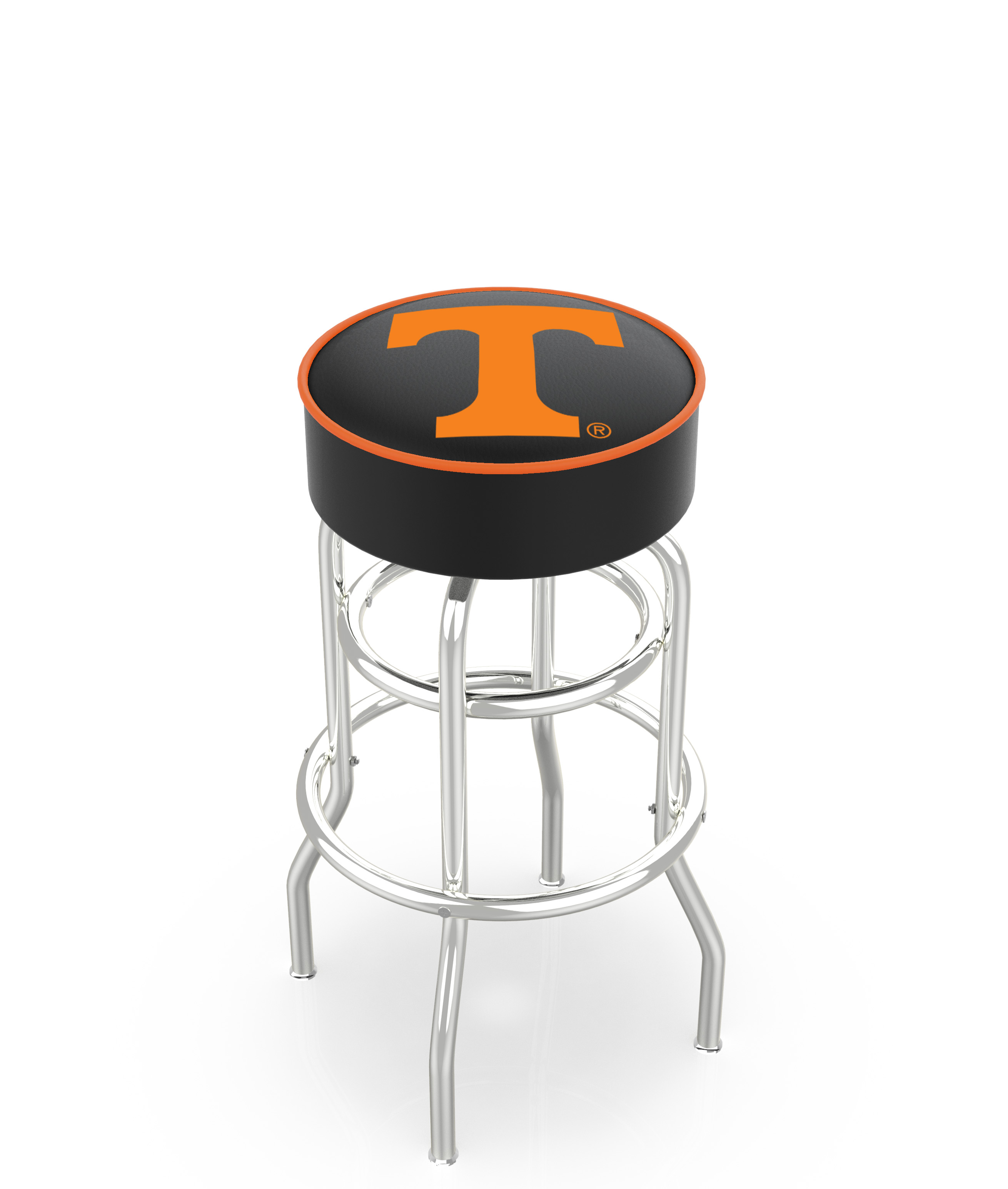  L7C1 Tennessee 30" Double-Ring Swivel Bar Stool with Chrome Finish   