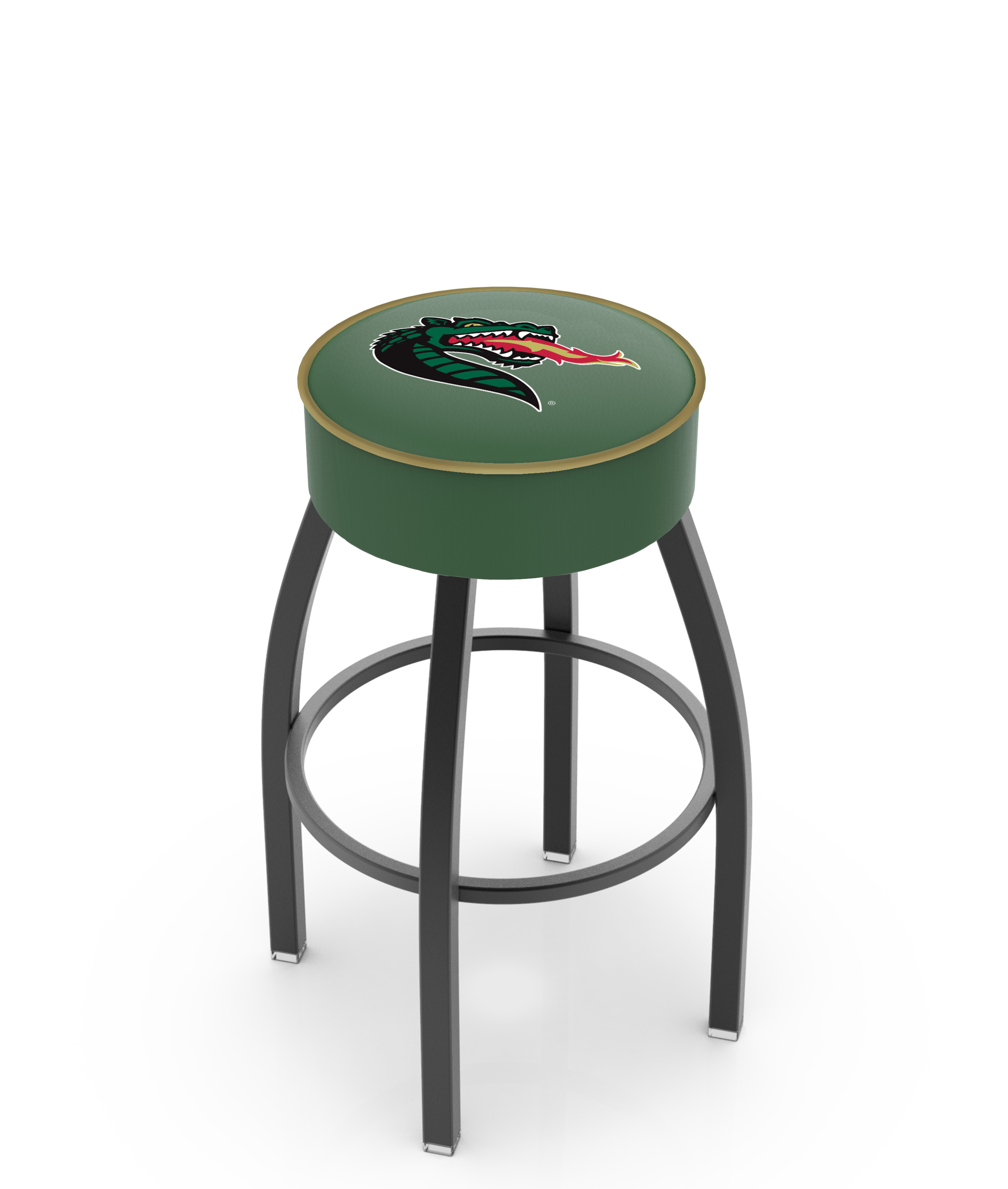  L8B1 UAB 30" Swivel Bar Stool with Black Wrinkle Finish   
