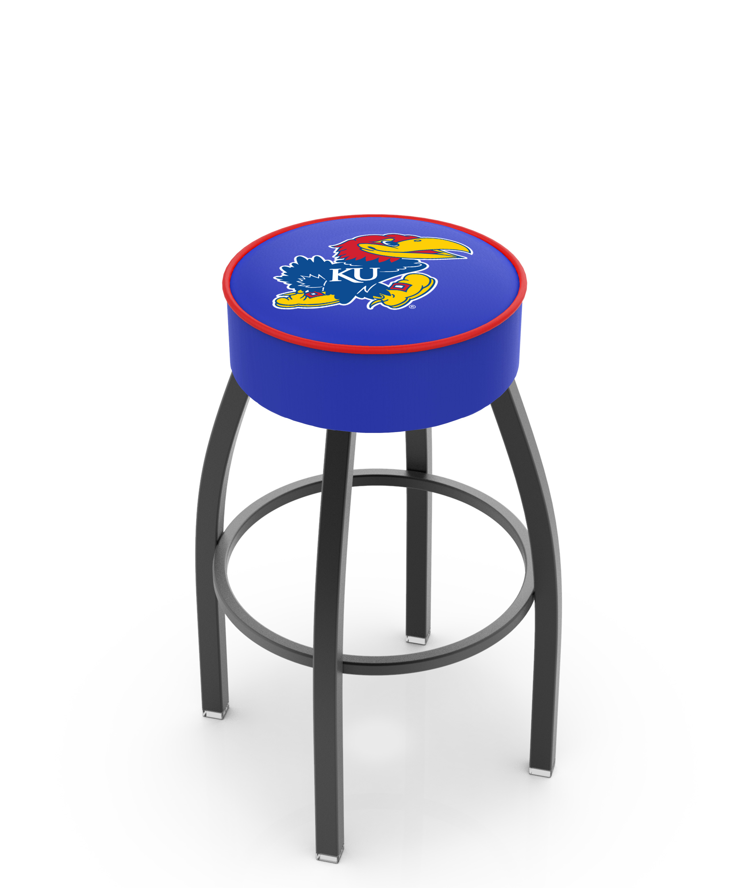 L8B1 Kansas 30" Swivel Bar Stool with Black Wrinkle Finish   