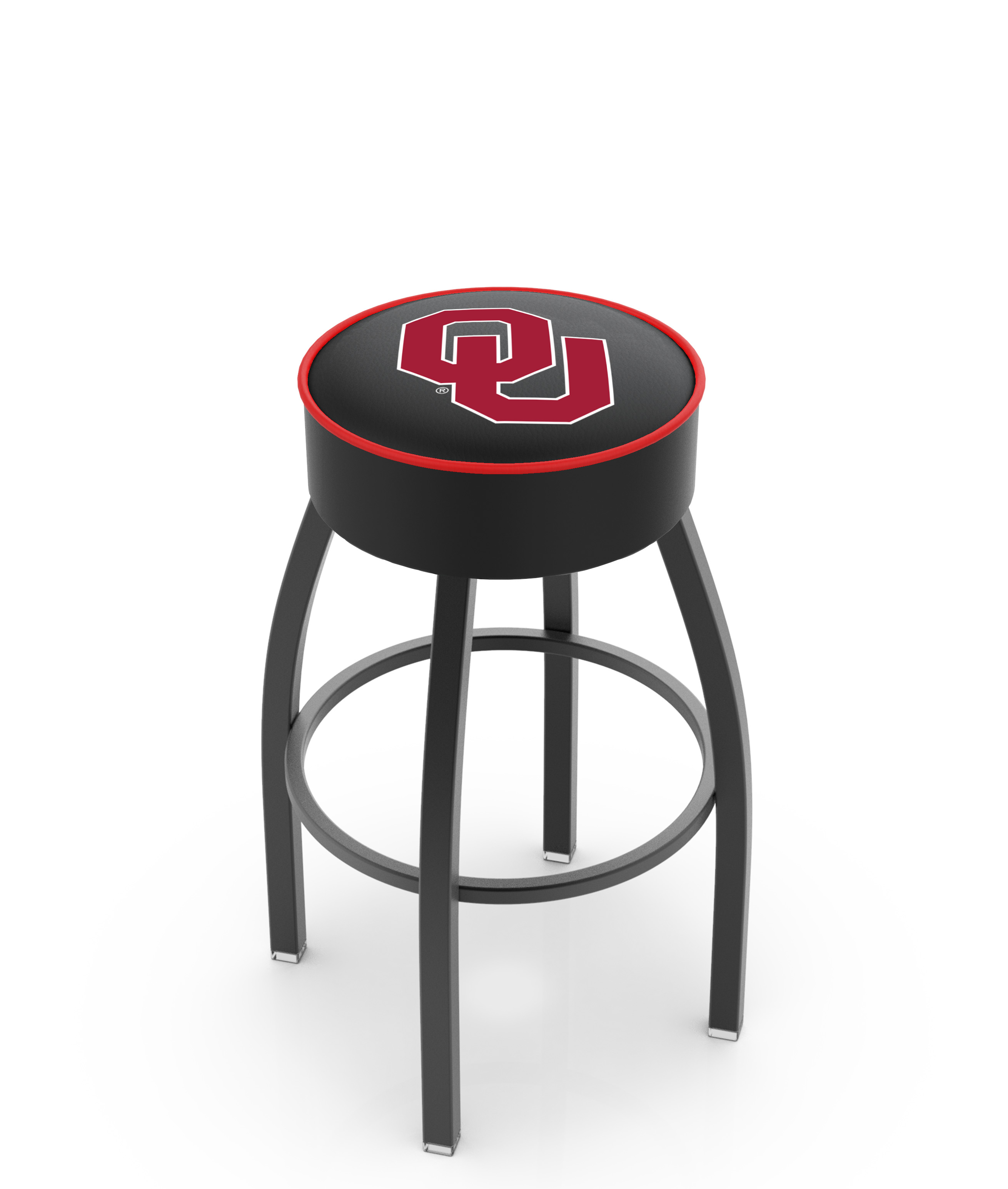  L8B1 Oklahoma 25" Swivel Counter Stool with Black Wrinkle Finish   