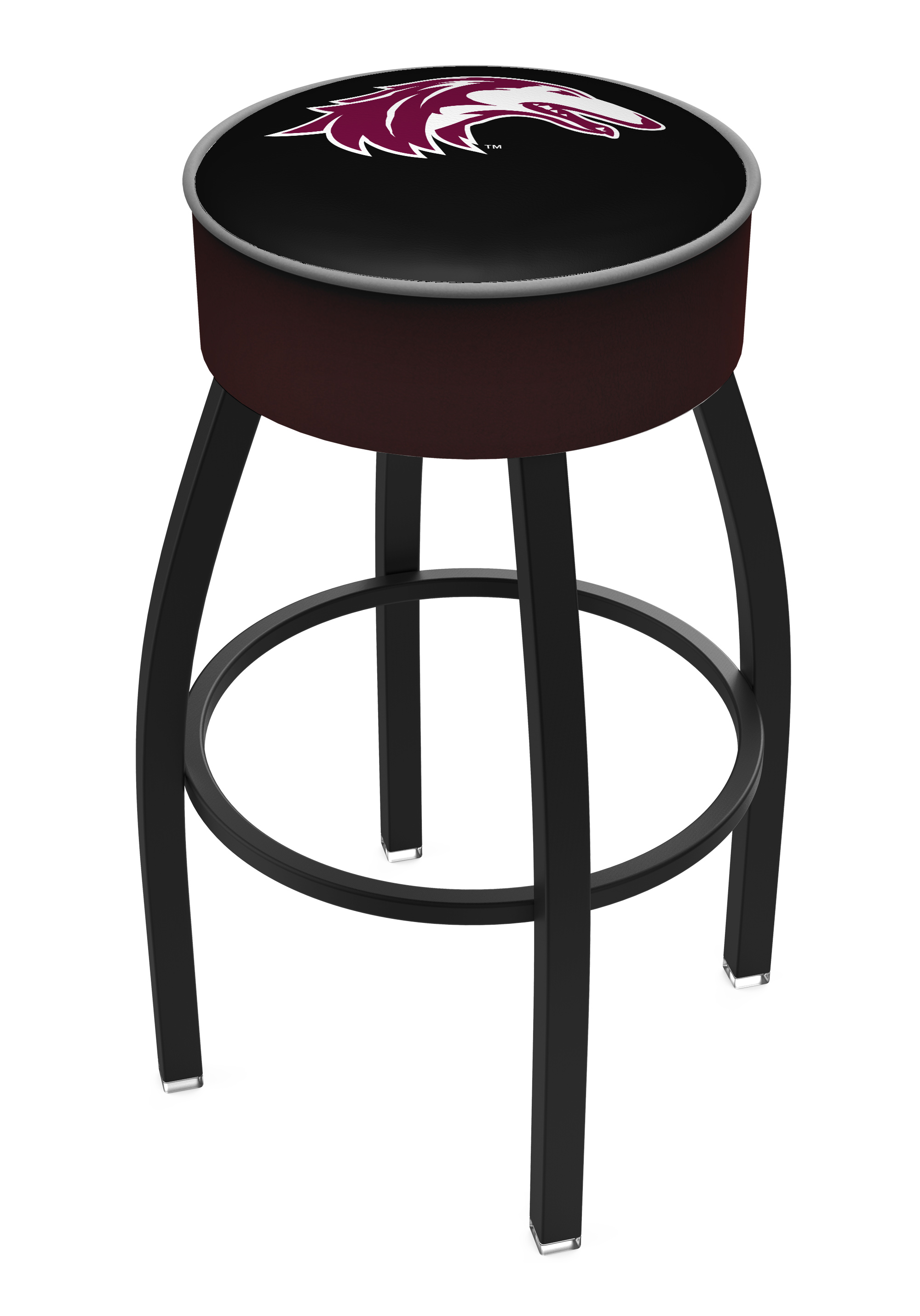  L8B1 Southern Illinois 30" Swivel Bar Stool with Black Wrinkle Finish   