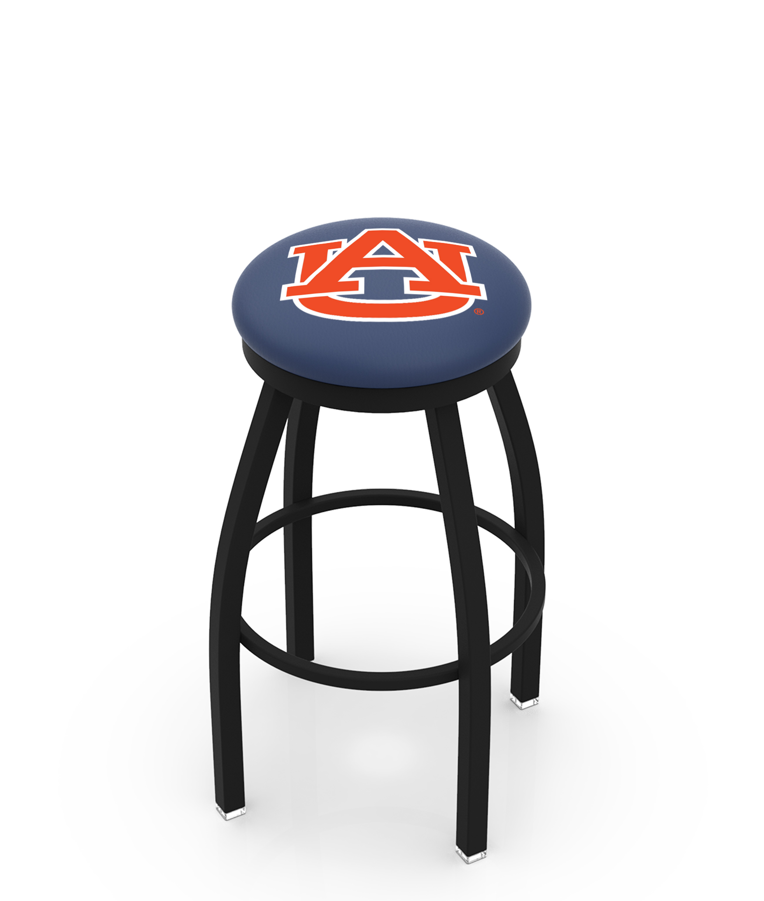  L8B2B Auburn 36" Swivel Bar Stool with Black Wrinkle Finish  