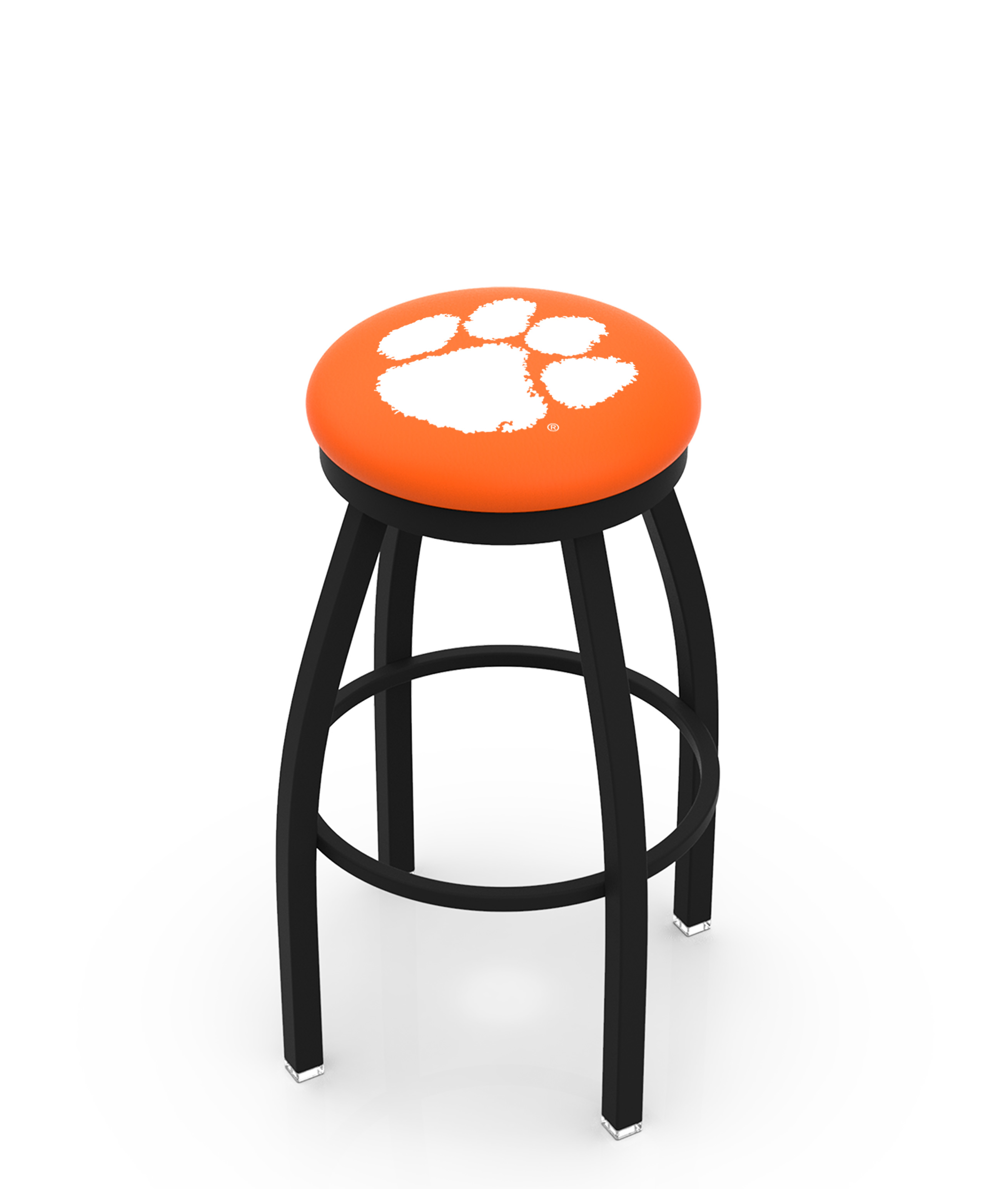  L8B2B Clemson 36" Swivel Bar Stool with Black Wrinkle Finish  