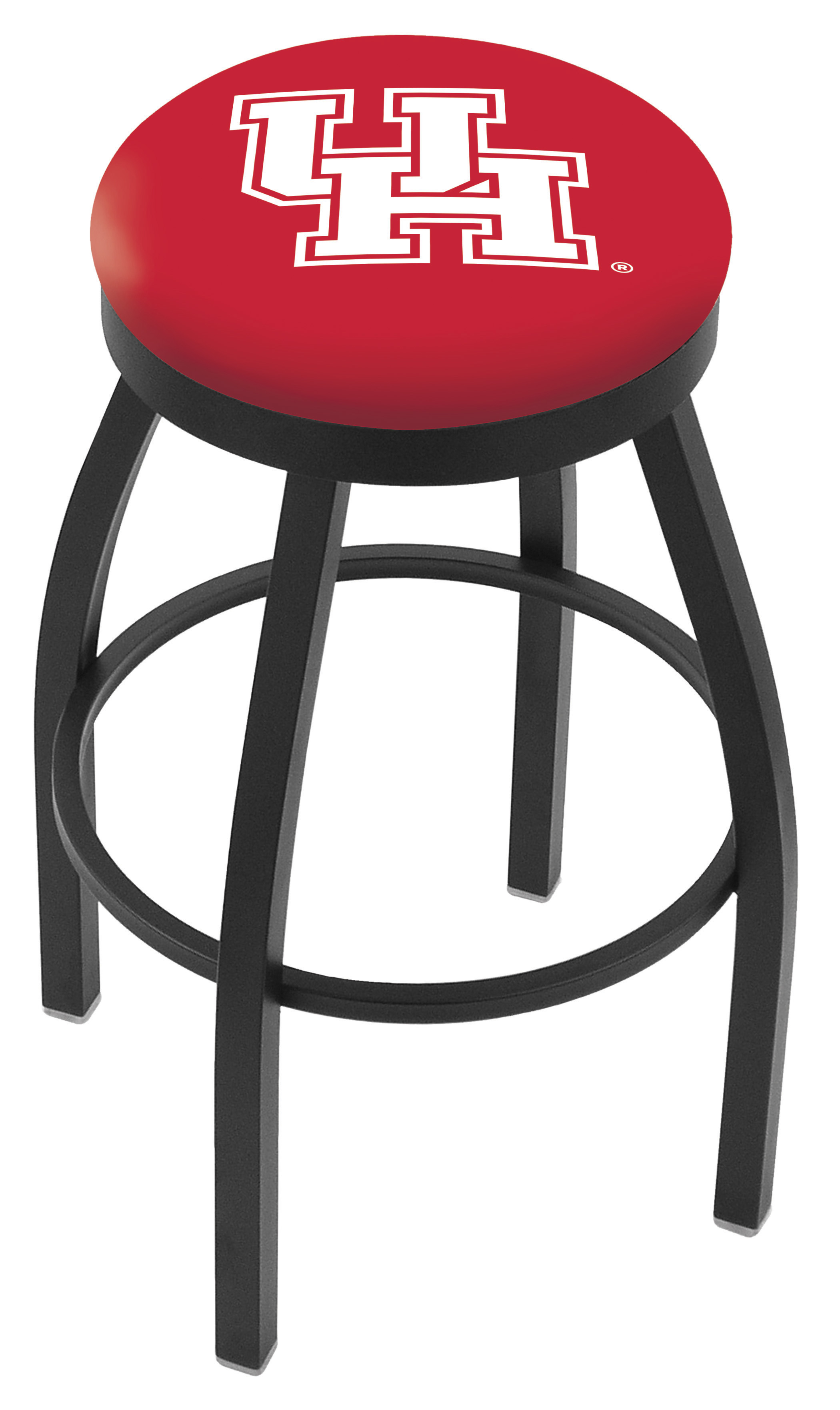  L8B2B Houston 36" Swivel Bar Stool with Black Wrinkle Finish  