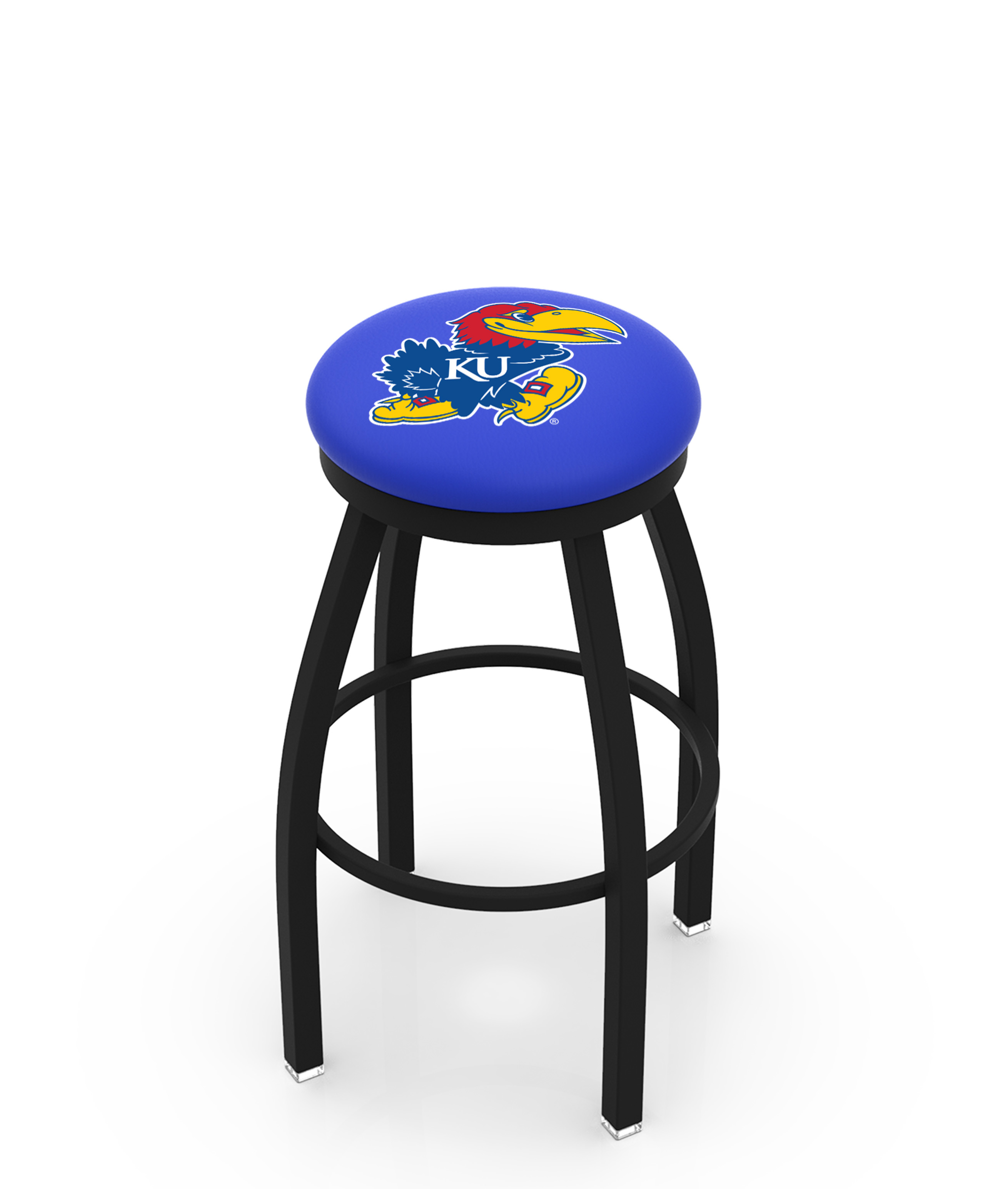  L8B2B Kansas 36" Swivel Bar Stool with Black Wrinkle Finish  