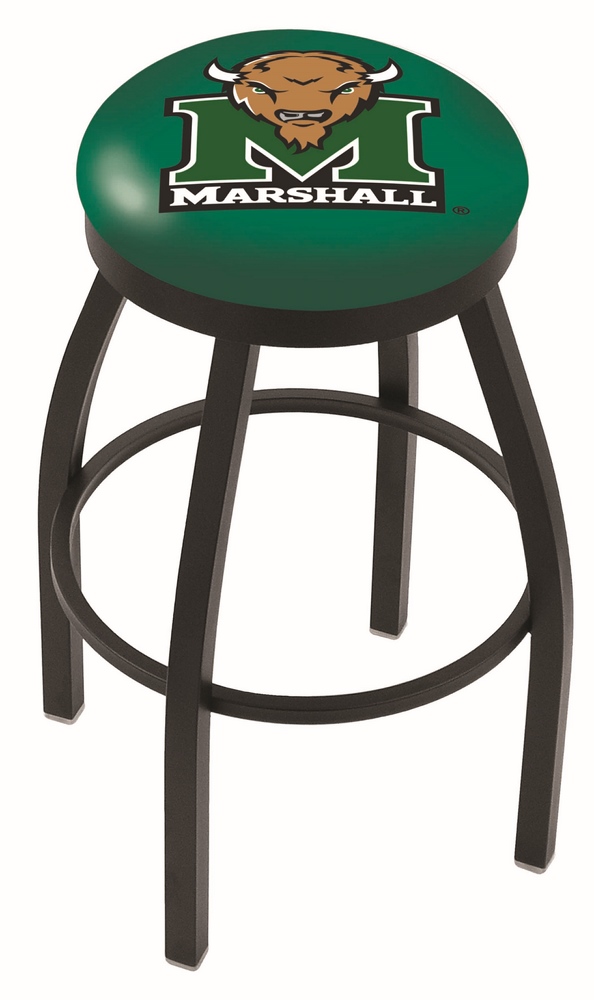  L8B2B Marshall 36" Swivel Bar Stool with Black Wrinkle Finish  