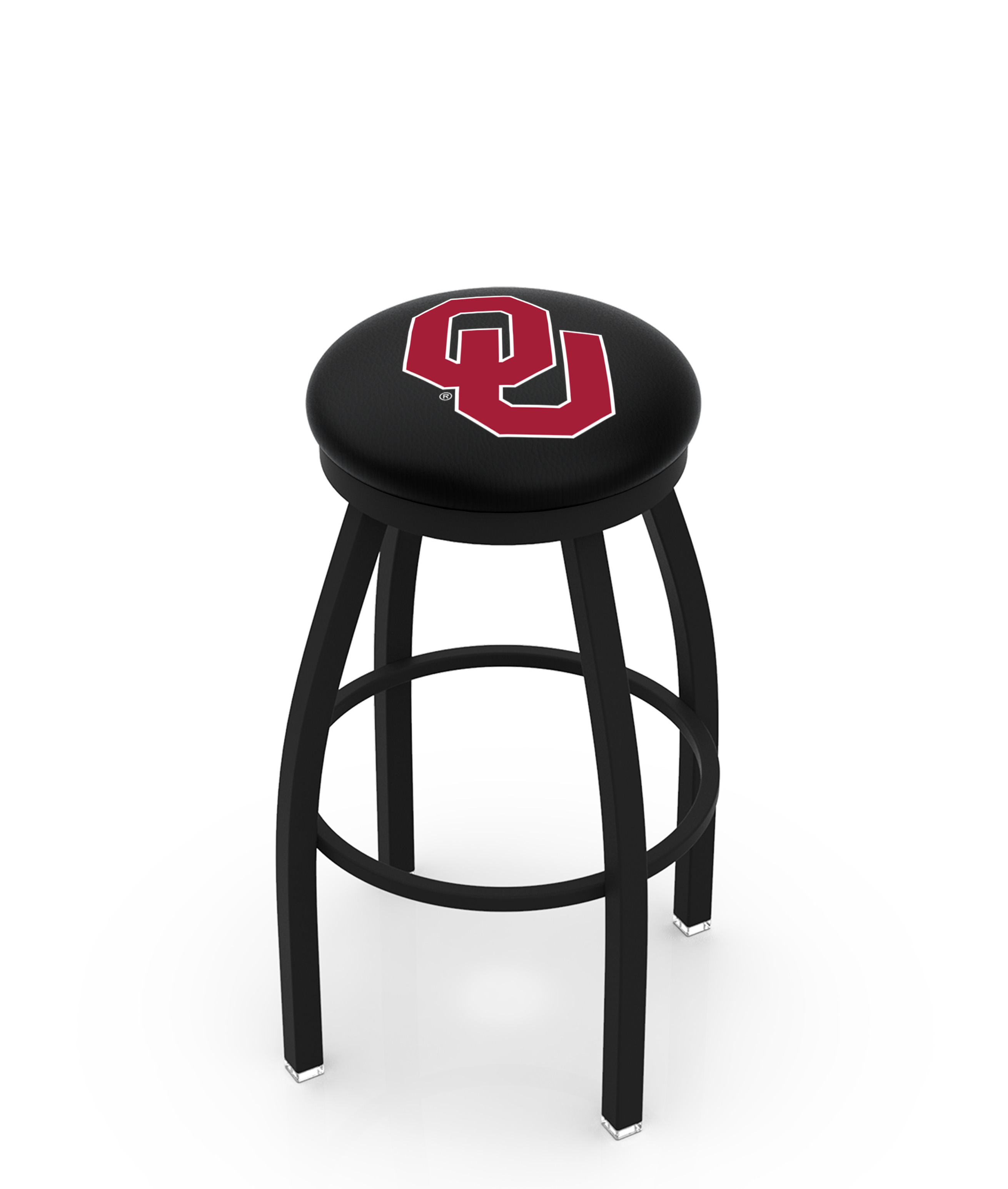  L8B2B Oklahoma 30" Swivel Bar Stool with Black Wrinkle Finish  