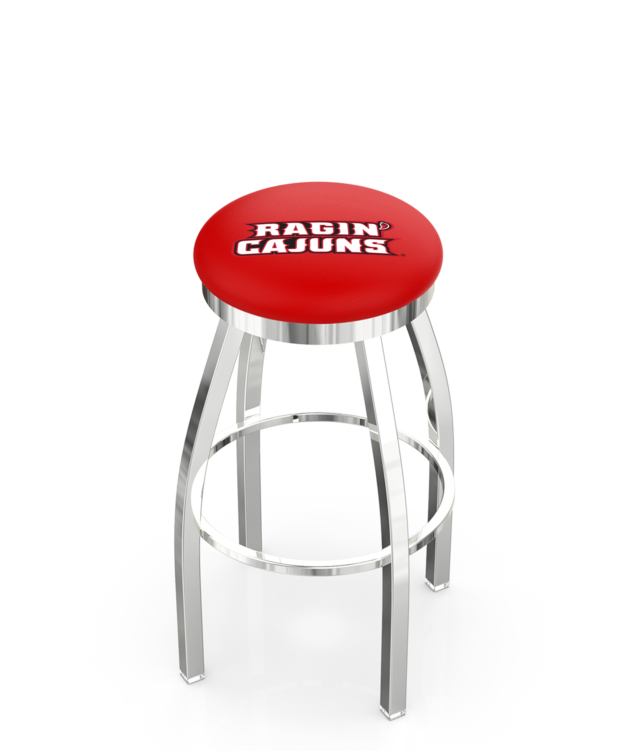  L8C2C Louisiana-Lafayette 36" Swivel Bar Stool with Chrome Finish  