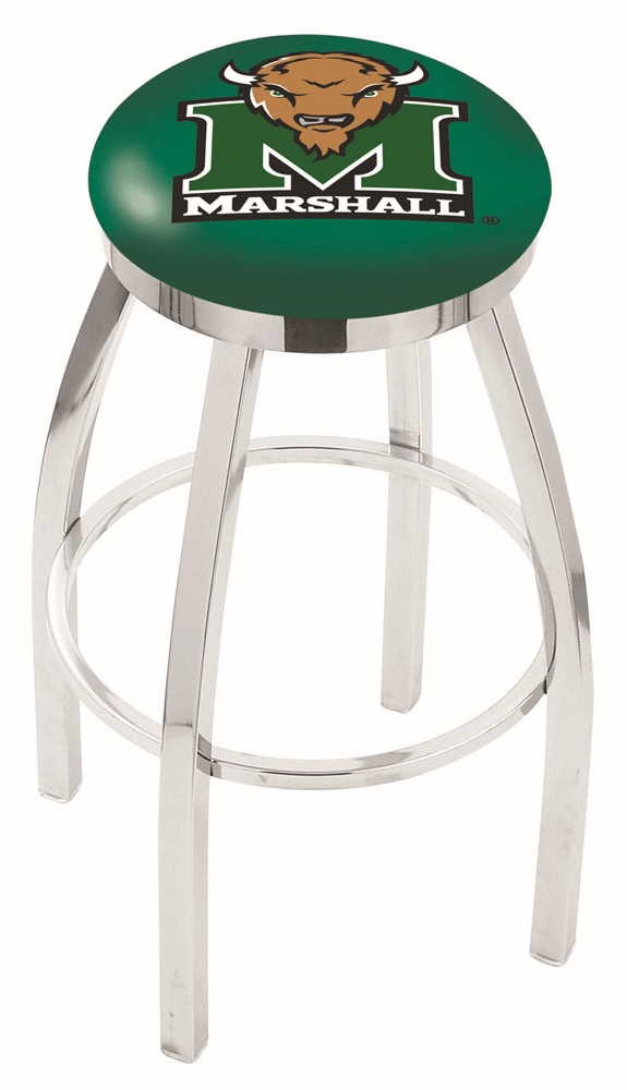  L8C2C Marshall 36" Swivel Bar Stool with Chrome Finish  
