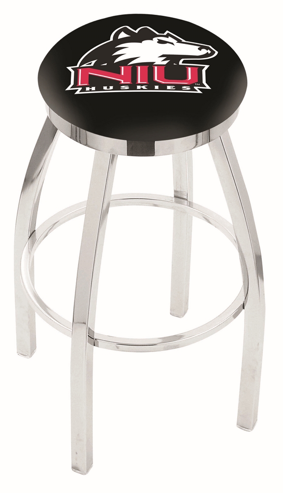  L8C2C Northern Illinois 36" Swivel Bar Stool with Chrome Finish  