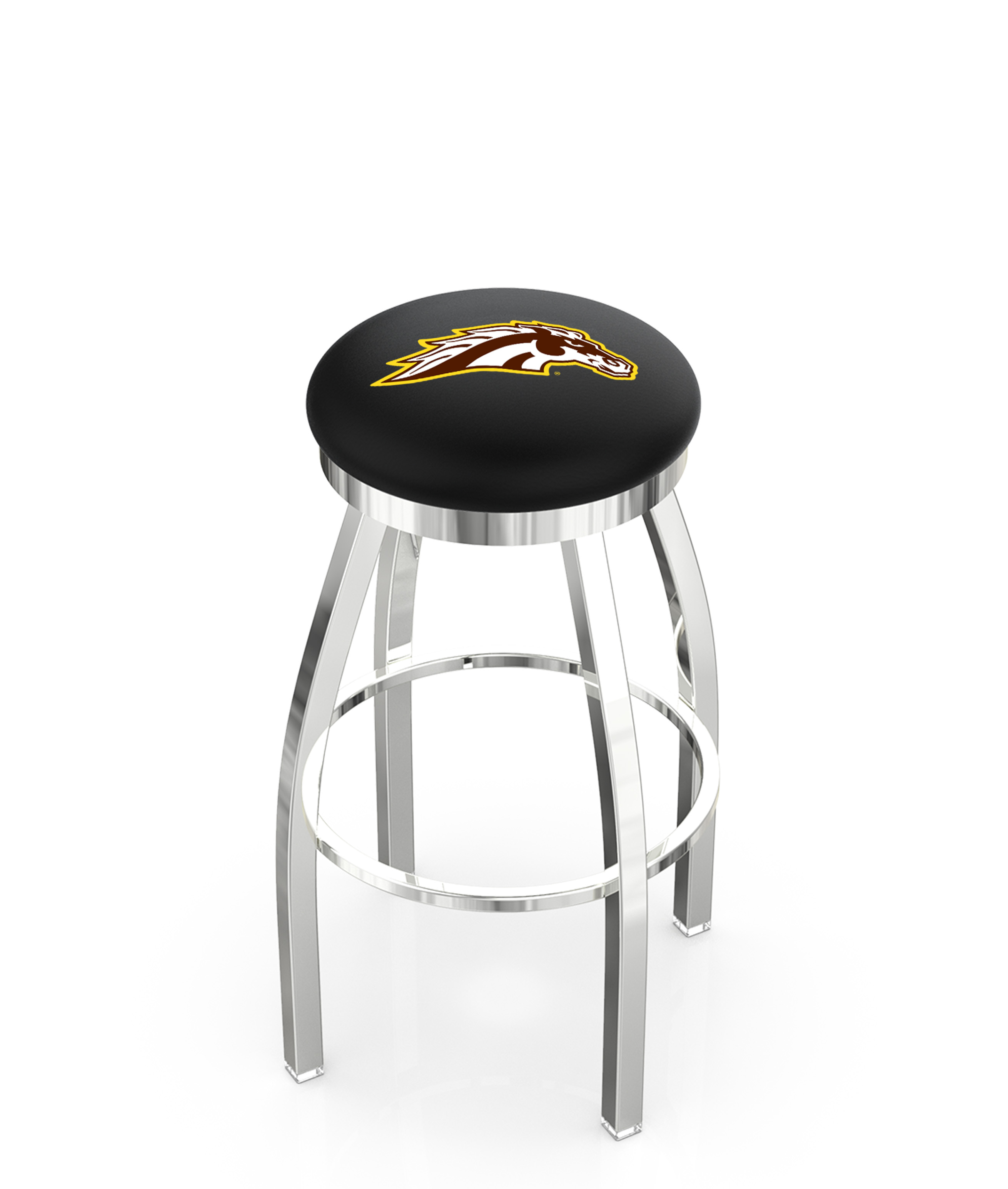  L8C2C Western Michigan 36" Swivel Bar Stool with Chrome Finish  