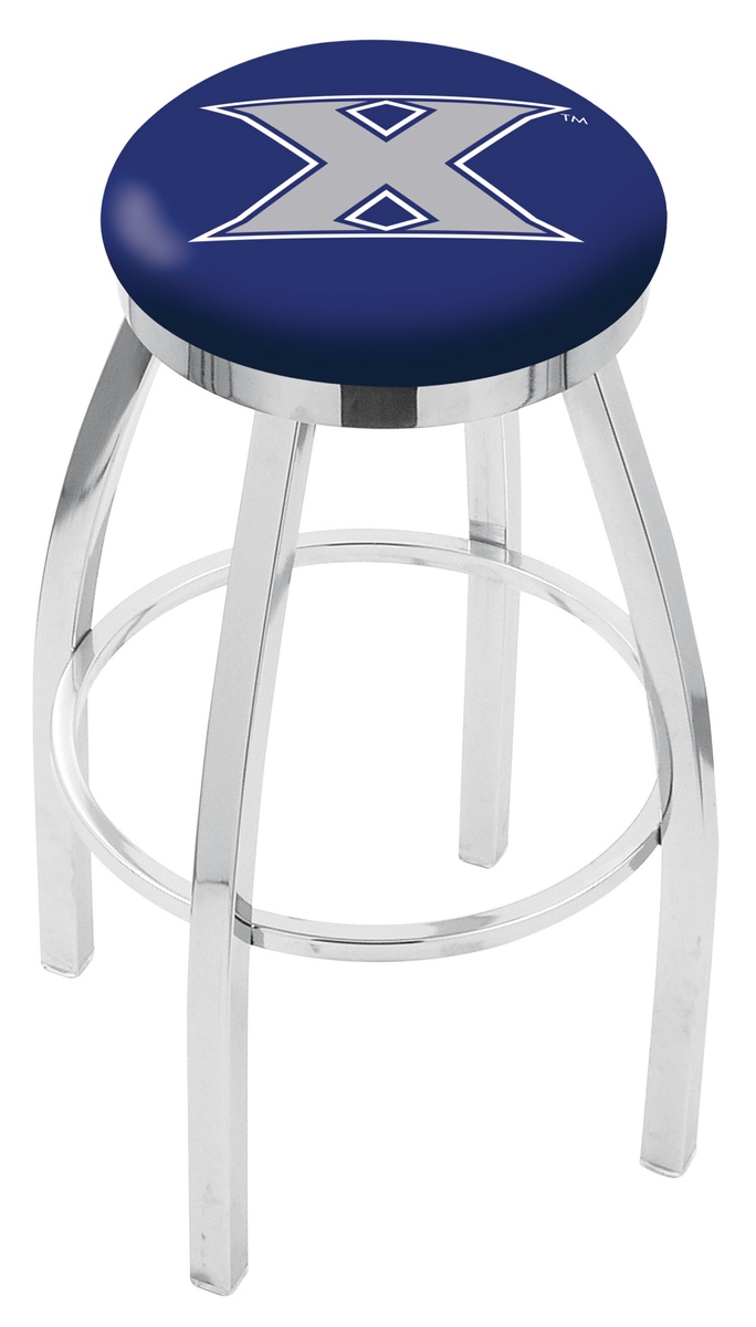  L8C2C Xavier 36" Swivel Bar Stool with Chrome Finish  