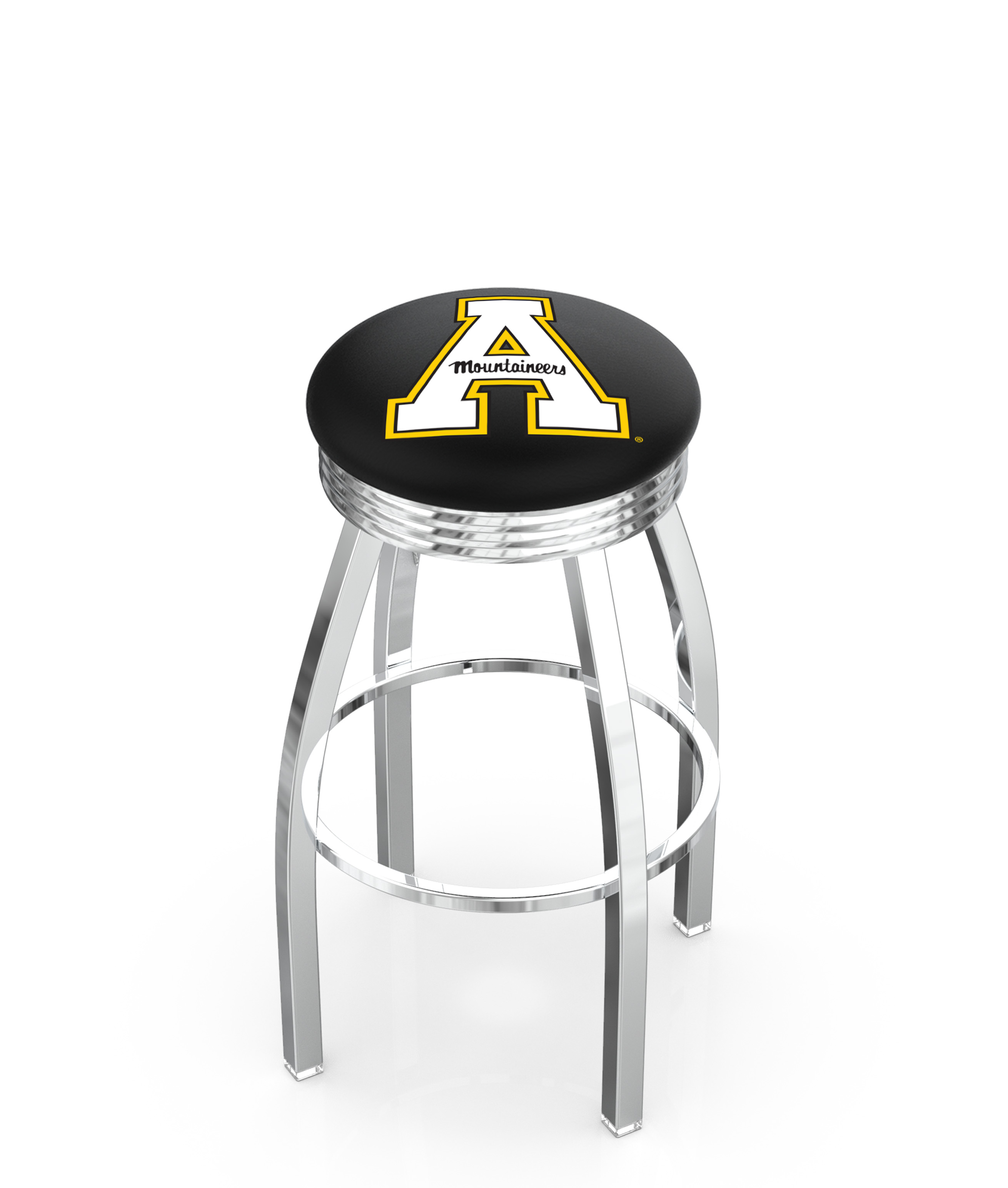  L8C3C Arizona State (Sparky) 30" Swivel Bar Stool with Chrome Finish  