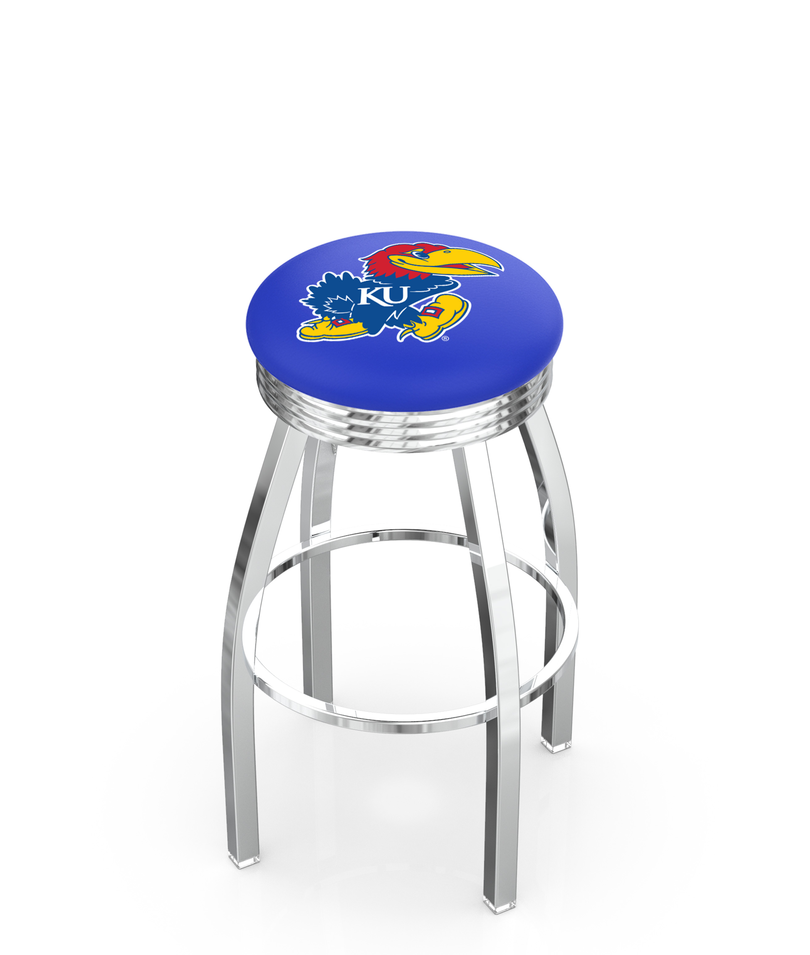  L8C3C Kansas 30" Swivel Bar Stool with Chrome Finish  