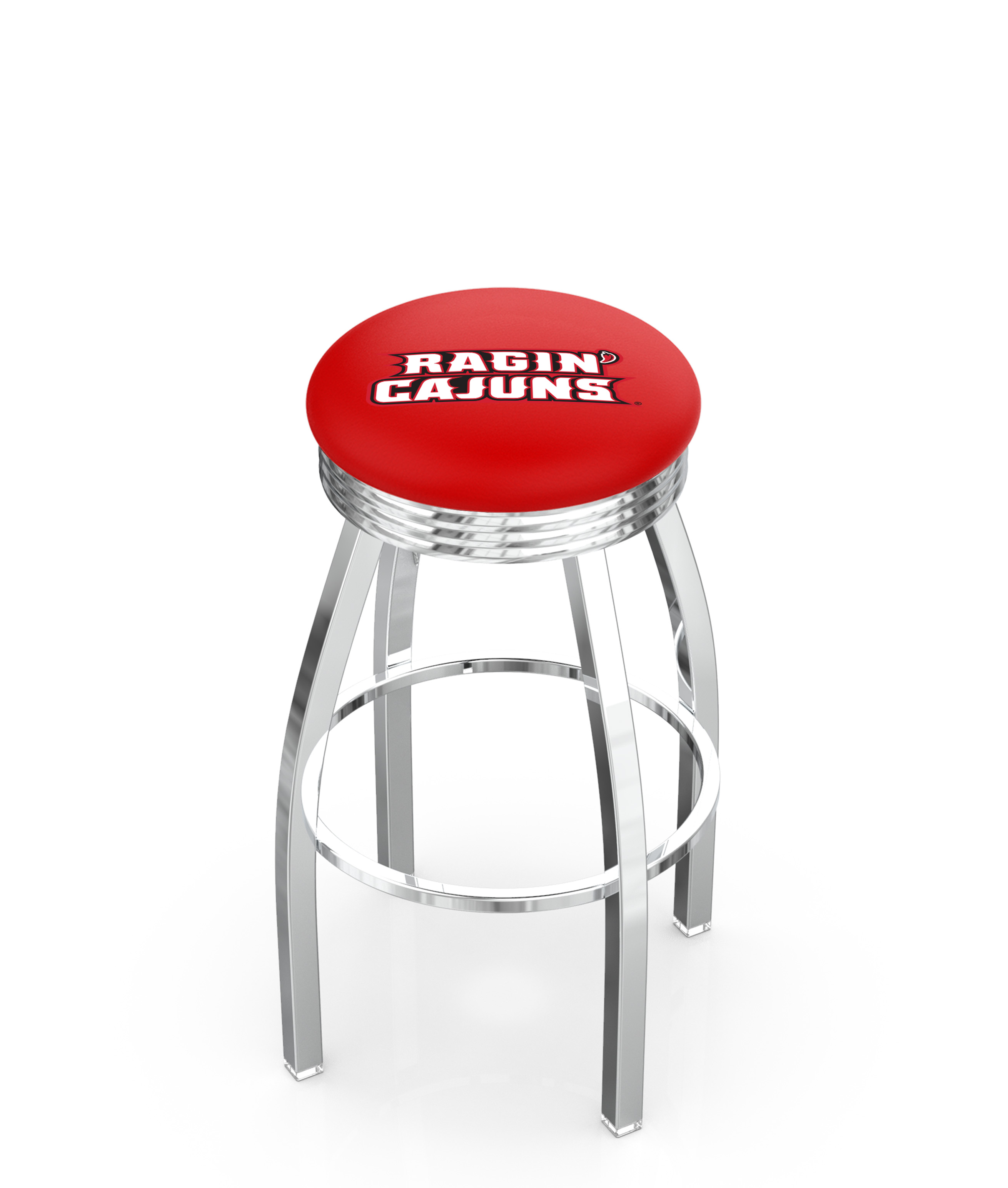  L8C3C Louisiana-Lafayette 30" Swivel Bar Stool with Chrome Finish  
