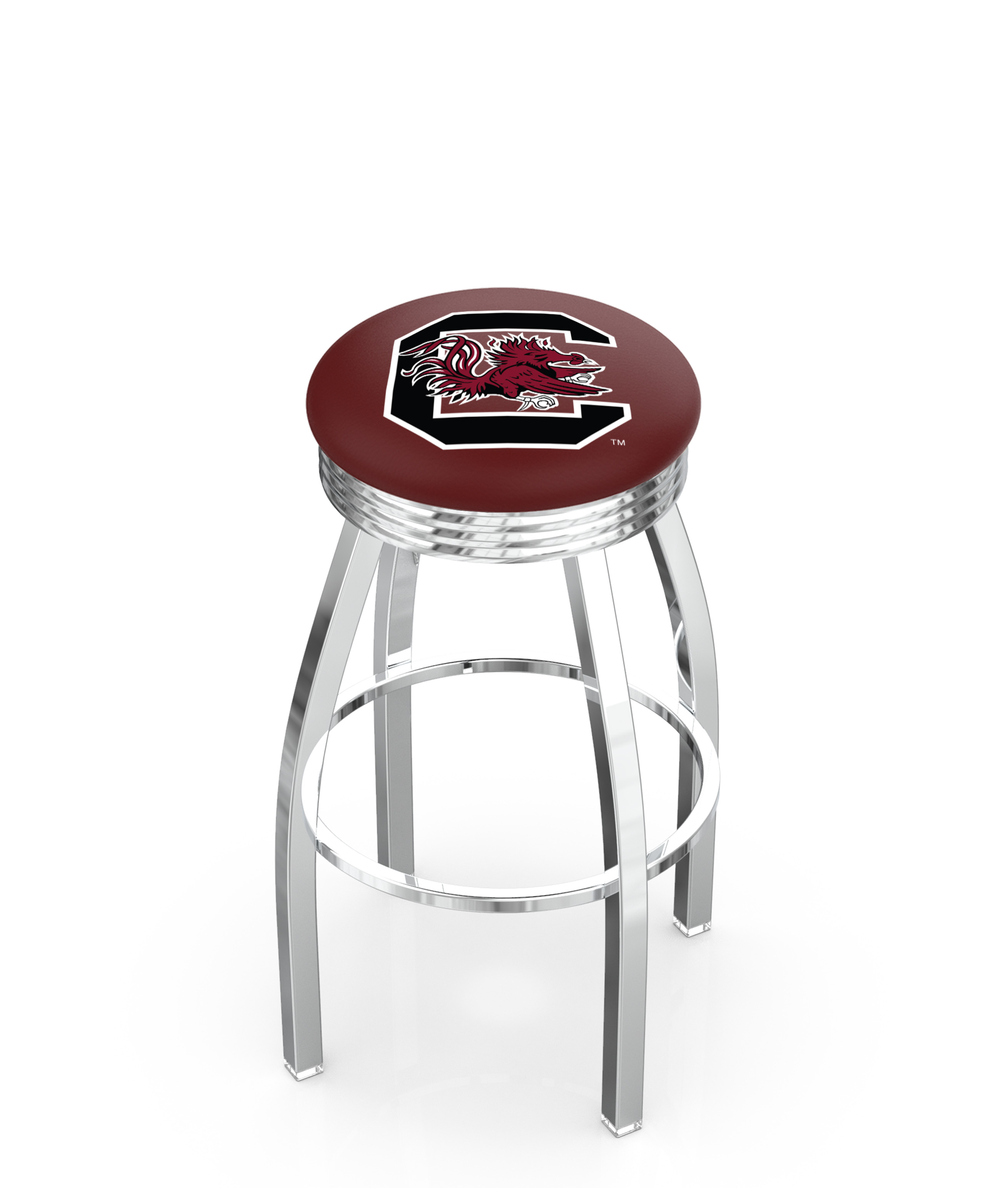  L8C3C South Carolina 30" Swivel Bar Stool with Chrome Finish  