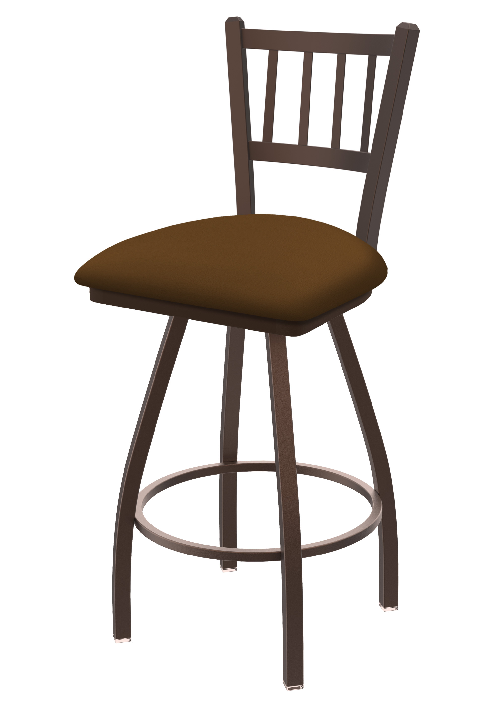 XL 810 Contessa 25" Swivel Counter Stool with Bronze Finish and Rein Coffee Seat